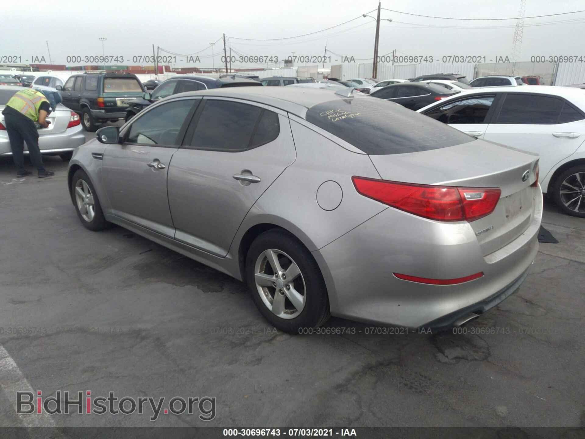 2014 KIA OPTIMA - VIN: KNAGM4A71E5509401 - Фото 3