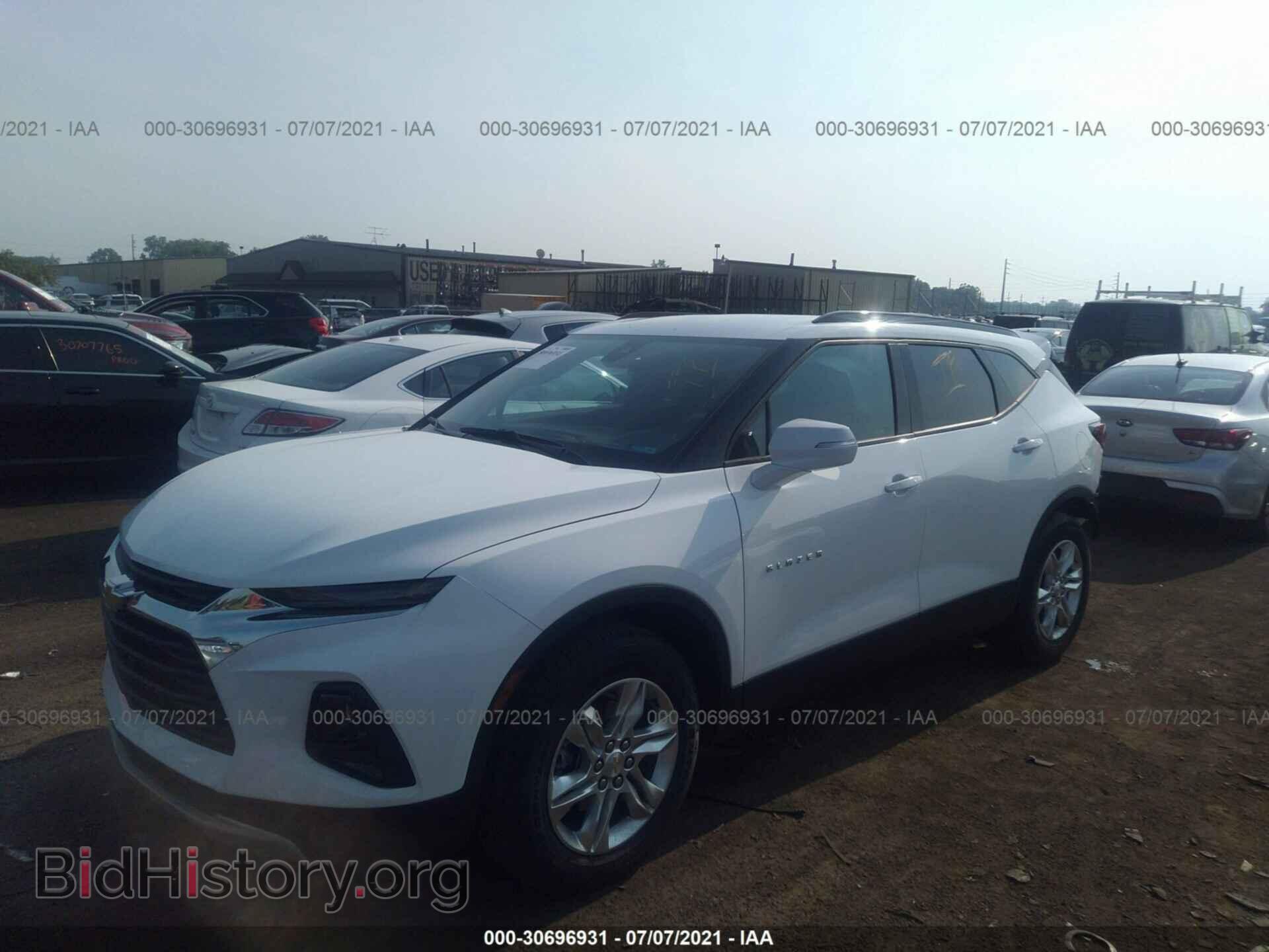 2021 CHEVROLET BLAZER - VIN: 3GNKBCRS4MS547576 - Фото 2