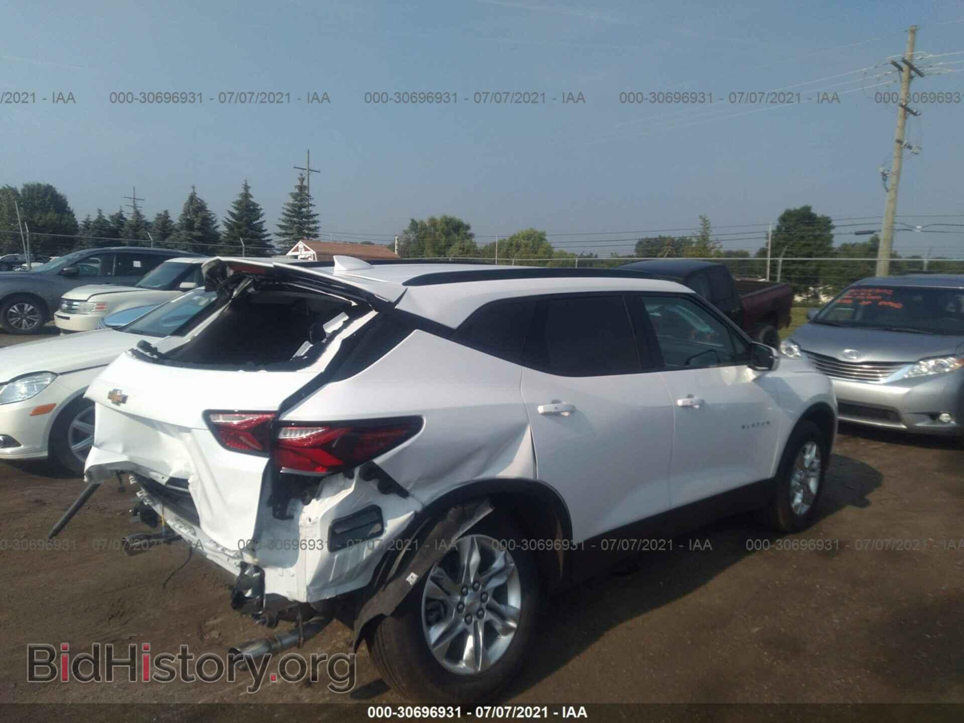 2021 CHEVROLET BLAZER - VIN: 3GNKBCRS4MS547576 - Фото 4