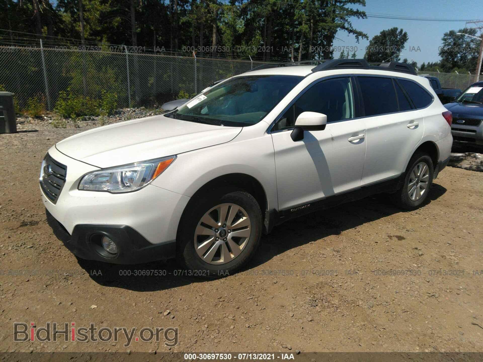 2016 SUBARU OUTBACK - VIN: 4S4BSACC5G3349934 - Фото 2