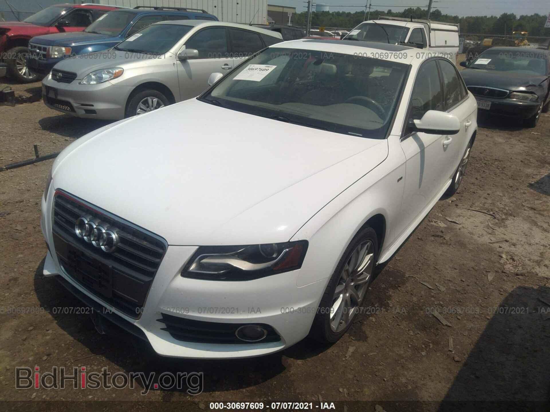 2012 AUDI A4 - VIN: WAUFFAFL9CA118348 - Photo 2