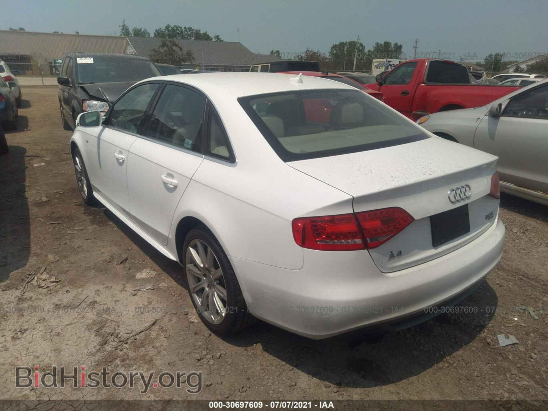 2012 AUDI A4 - VIN: WAUFFAFL9CA118348 - Photo 3