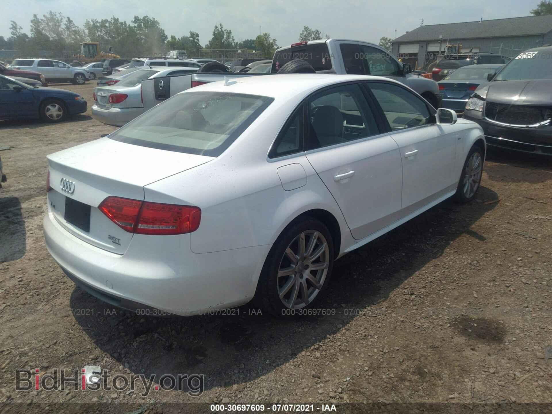 2012 AUDI A4 - VIN: WAUFFAFL9CA118348 - Photo 4