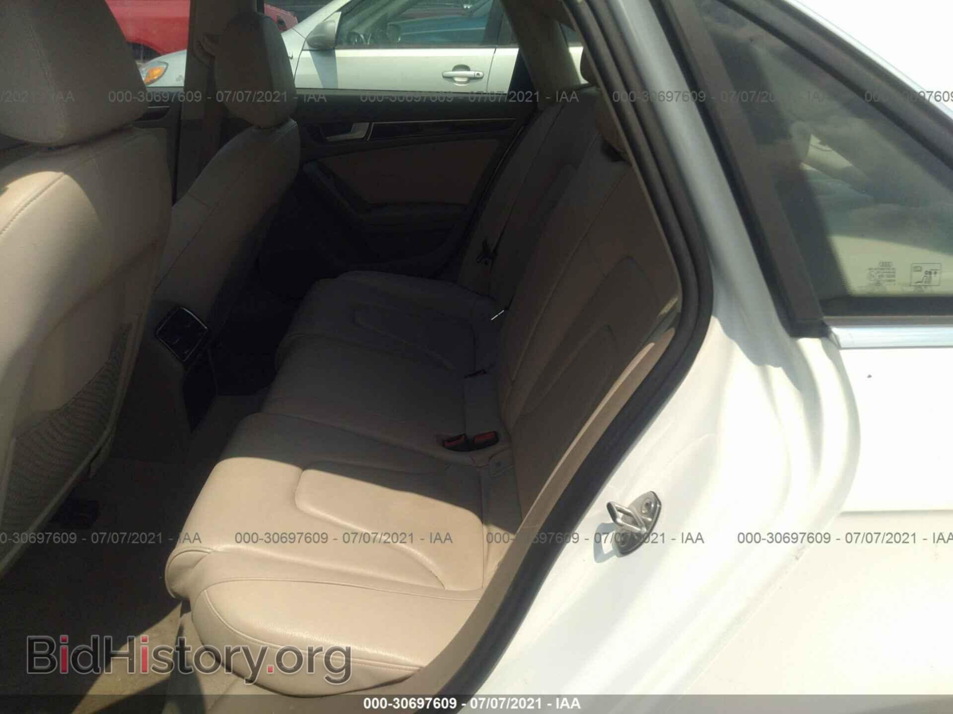 2012 AUDI A4 - VIN: WAUFFAFL9CA118348 - Photo 8