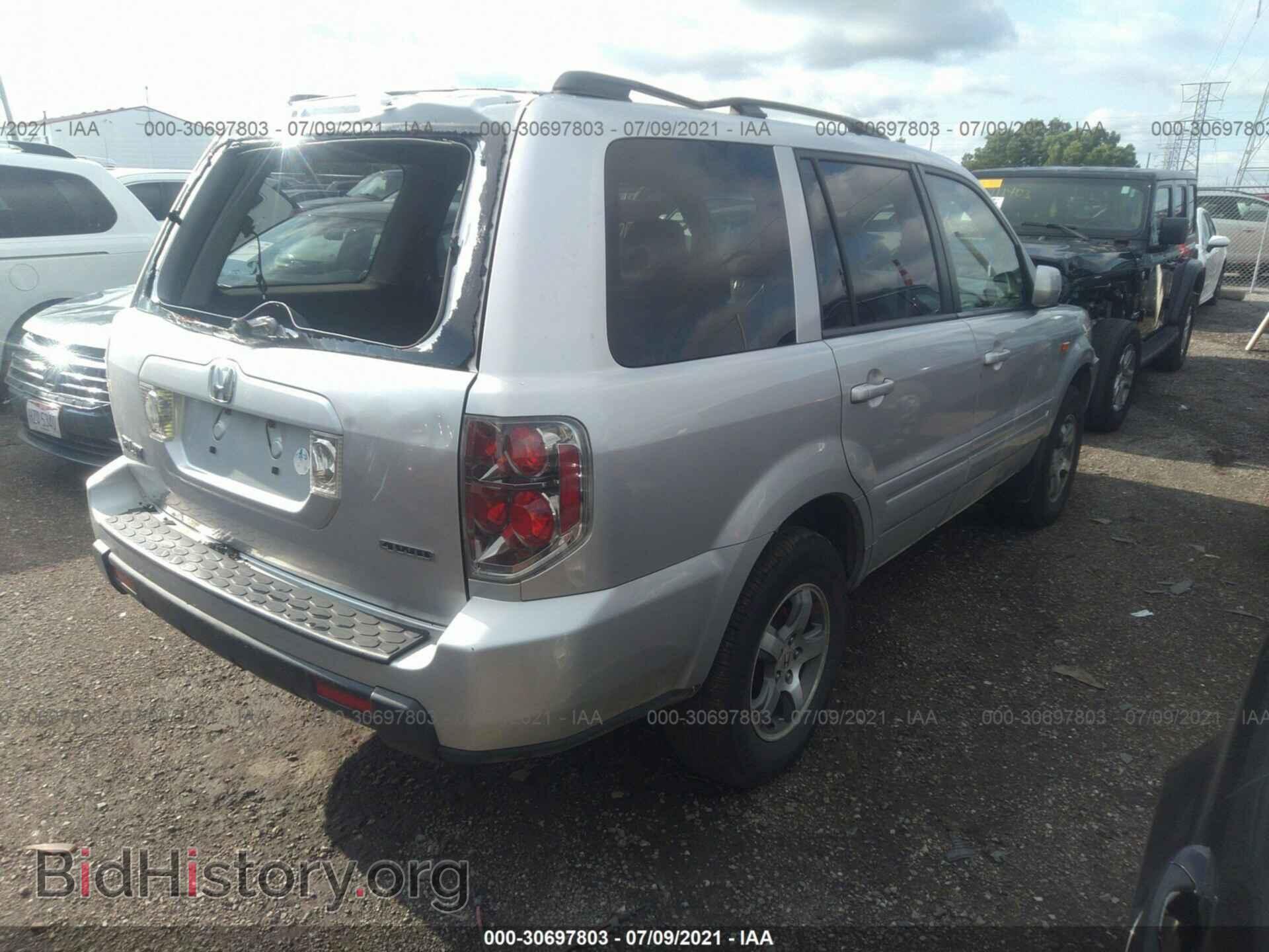 2007 HONDA PILOT - VIN: 5FNYF185X7B016838 - Фото 4