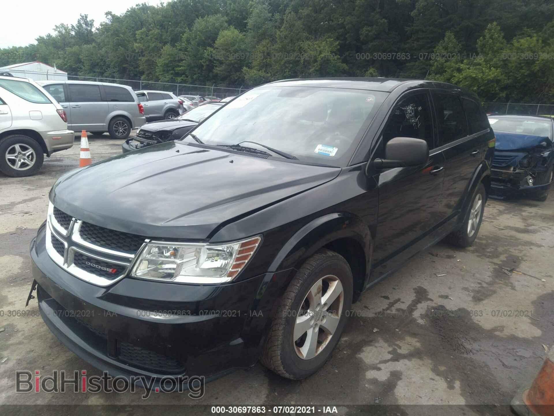 2013 DODGE JOURNEY - VIN: 3C4PDCAB7DT547389 - Фото 2
