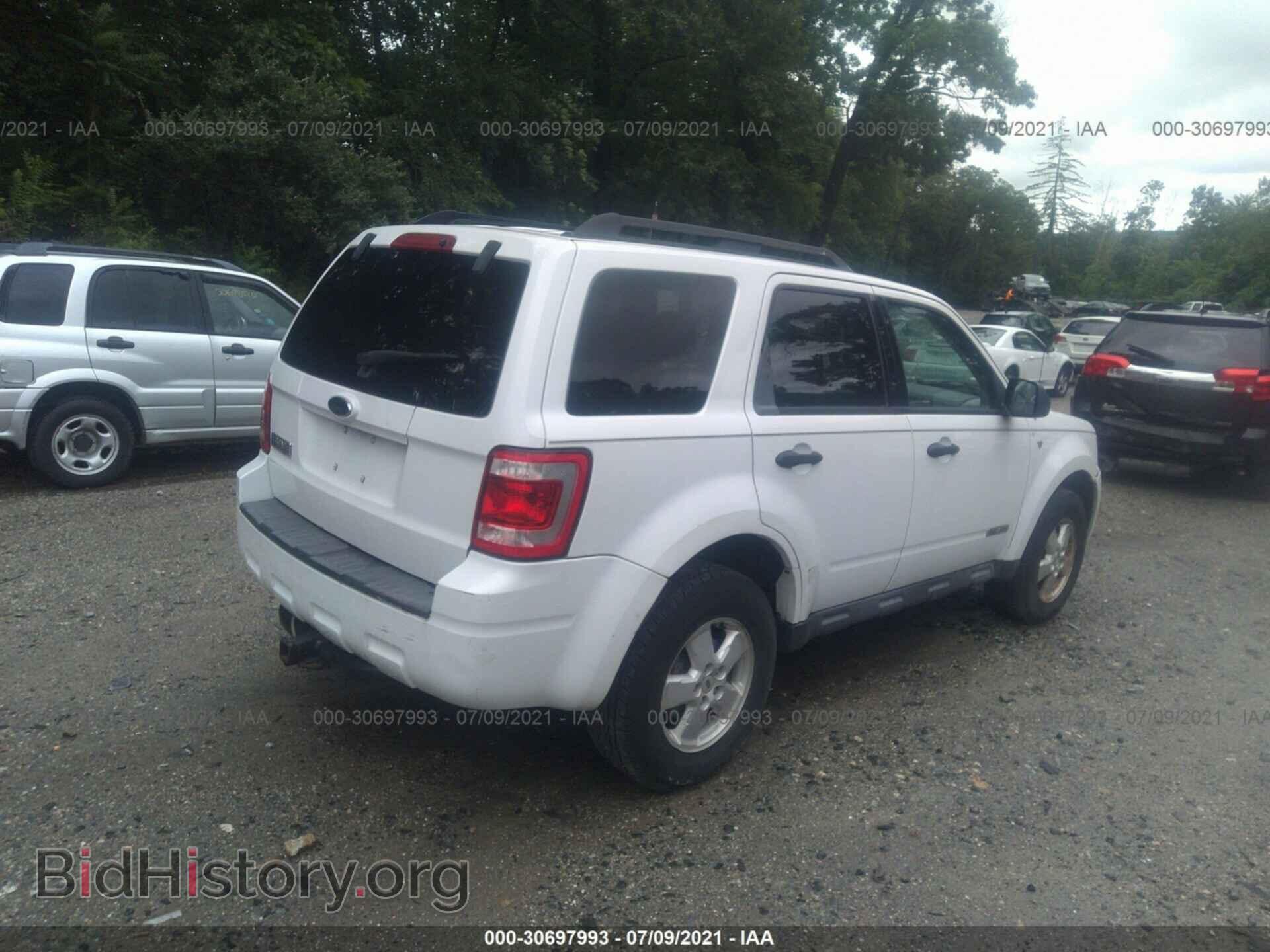 2008 FORD ESCAPE - VIN: 1FMCU03188KA67396 - Фото 4