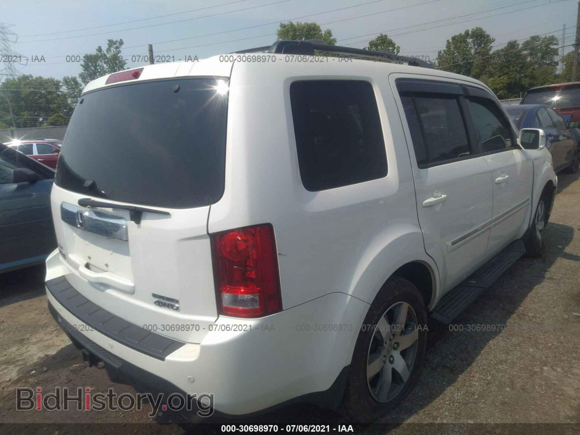 2013 HONDA PILOT - VIN: 5FNYF4H97DB072445 - Фото 4