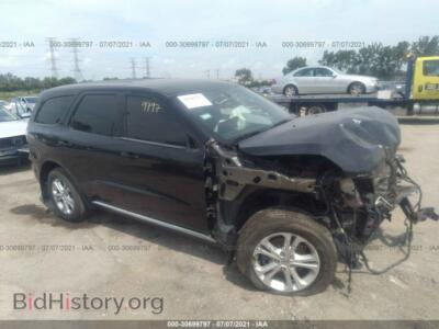 2013 Dodge DURANGO SXT, черный — VIN 1C4RDJAG0DC657592, IAAI