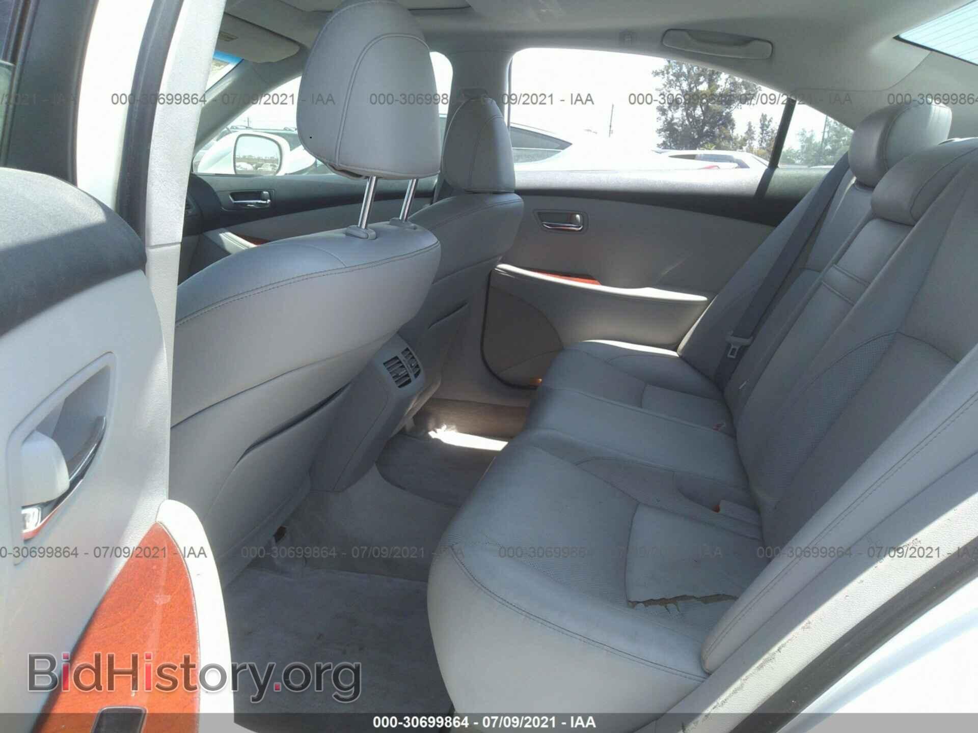 2007 LEXUS ES 350 - VIN: JTHBJ46G372036084 - Фото 8