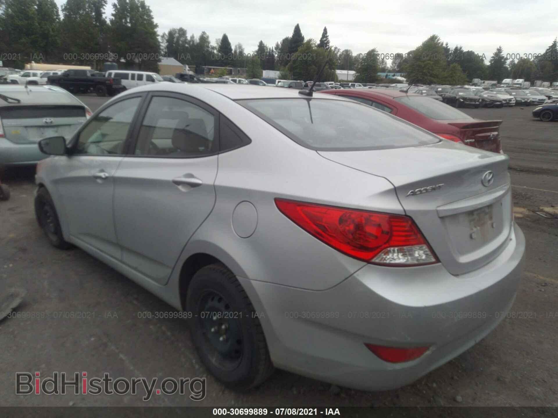 2014 HYUNDAI ACCENT - VIN: KMHCT4AE3EU712102 - Фото 3