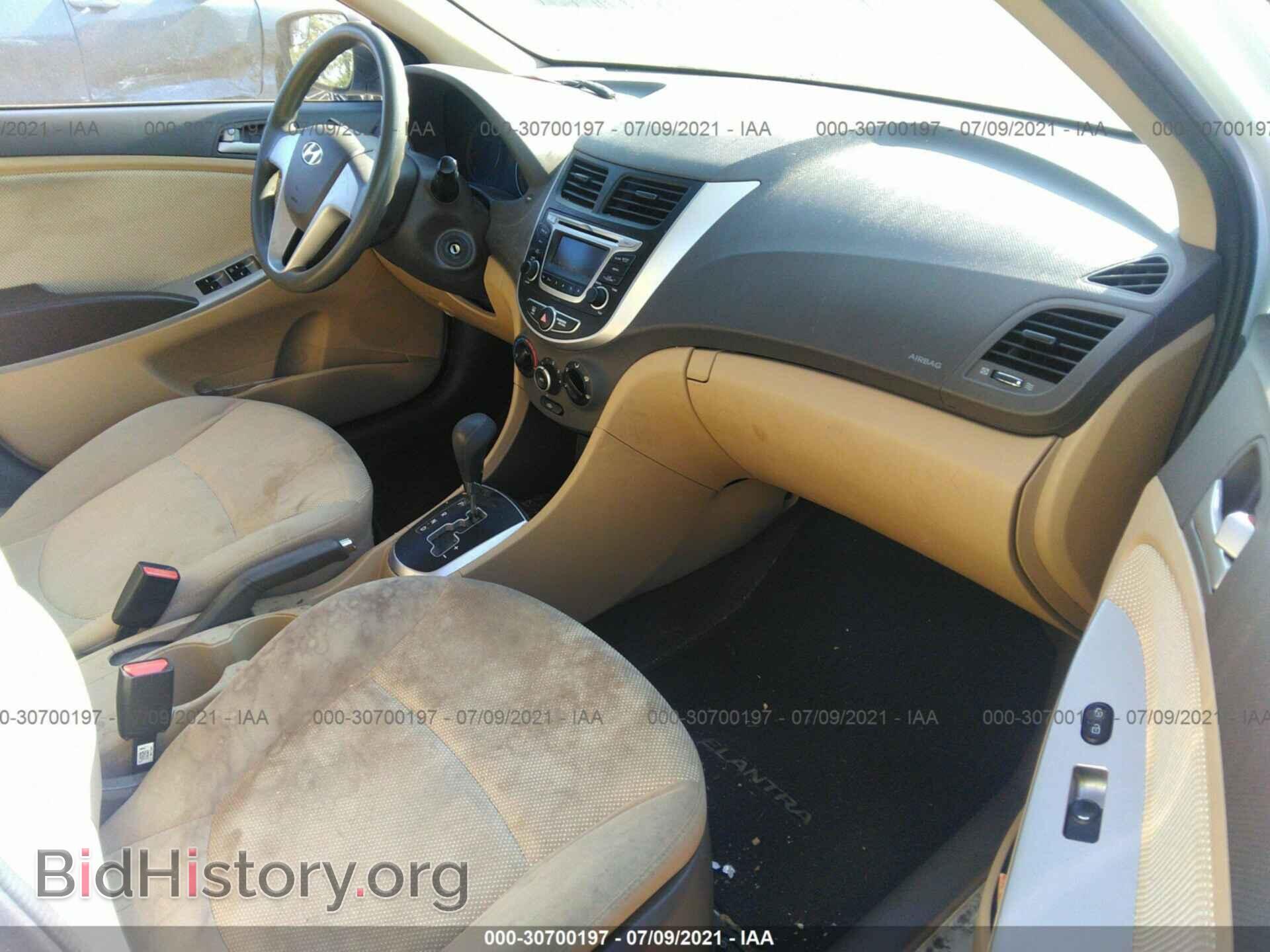 2014 HYUNDAI ACCENT - VIN: KMHCT4AEXEU669264 - Фото 5