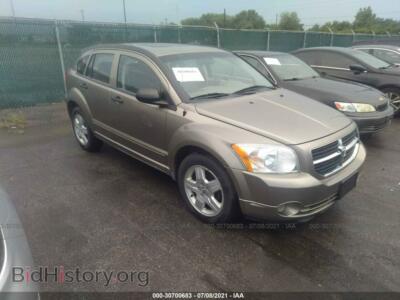 2008 Dodge CALIBER SXT, gold — VIN 1B3HB48B78D530109, IAAI