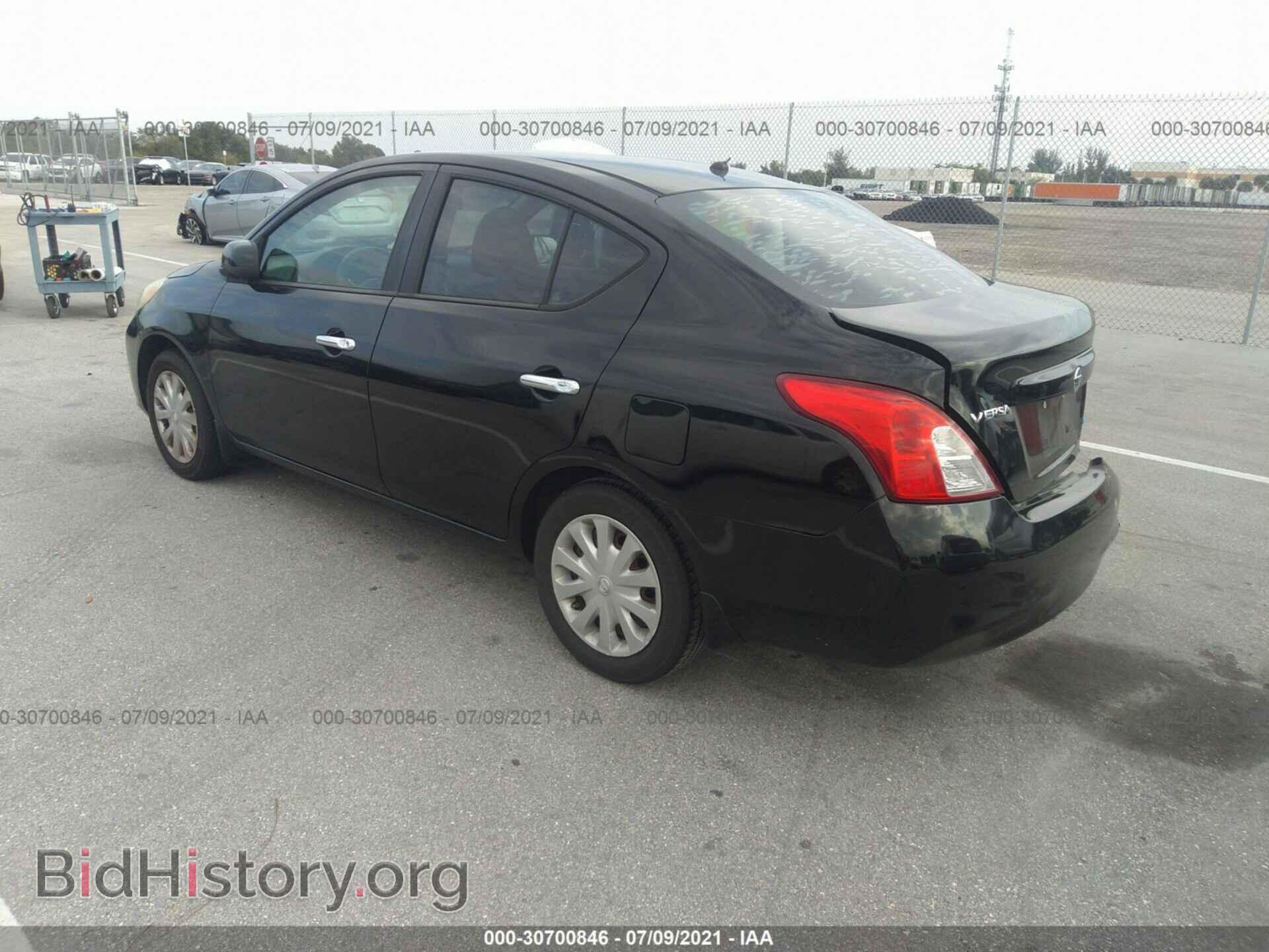 2012 NISSAN VERSA - VIN: 3N1CN7AP9CL904510 - Фото 3