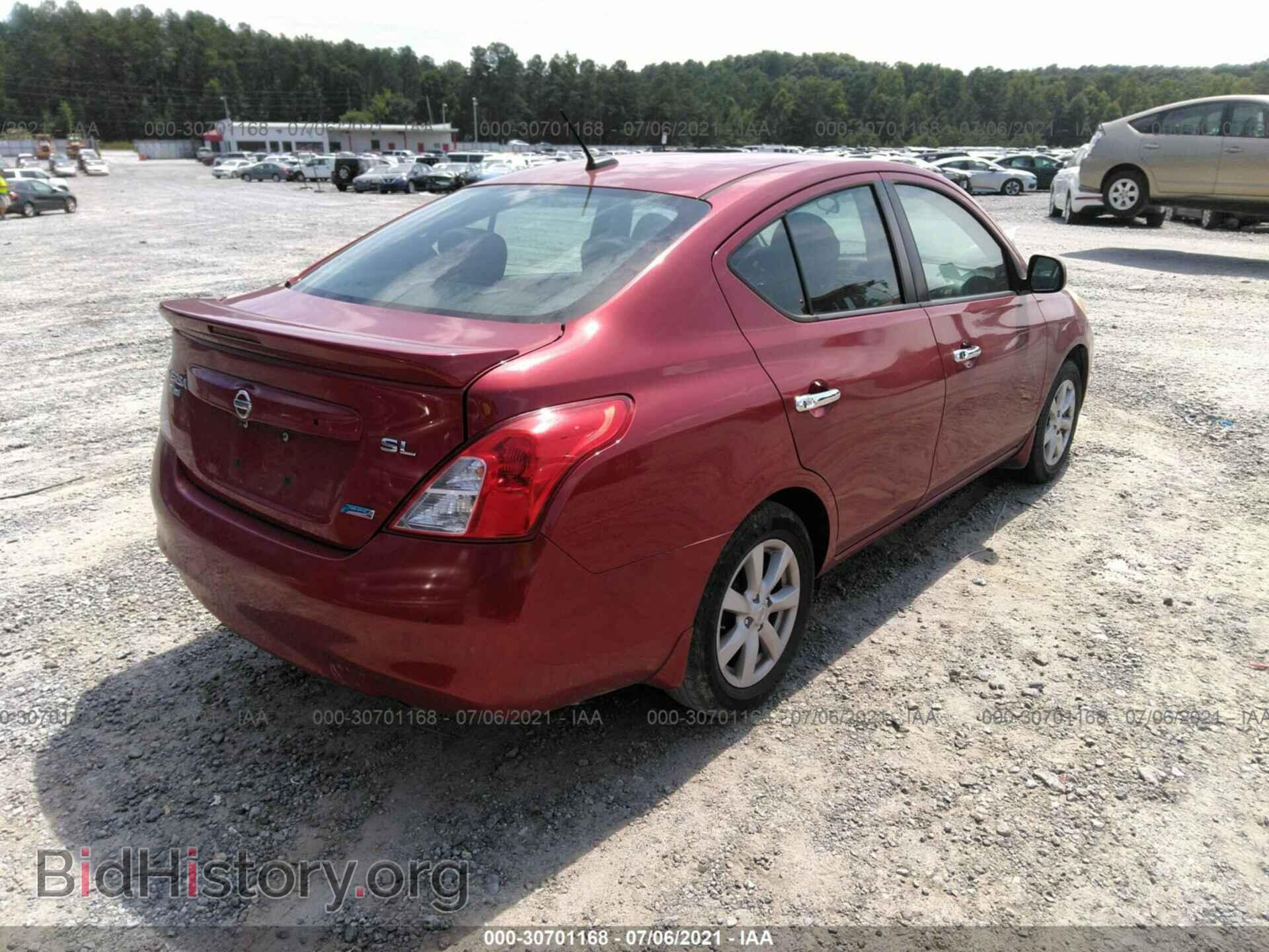 2013 NISSAN VERSA - VIN: 3N1CN7AP1DL842215 - Фото 4