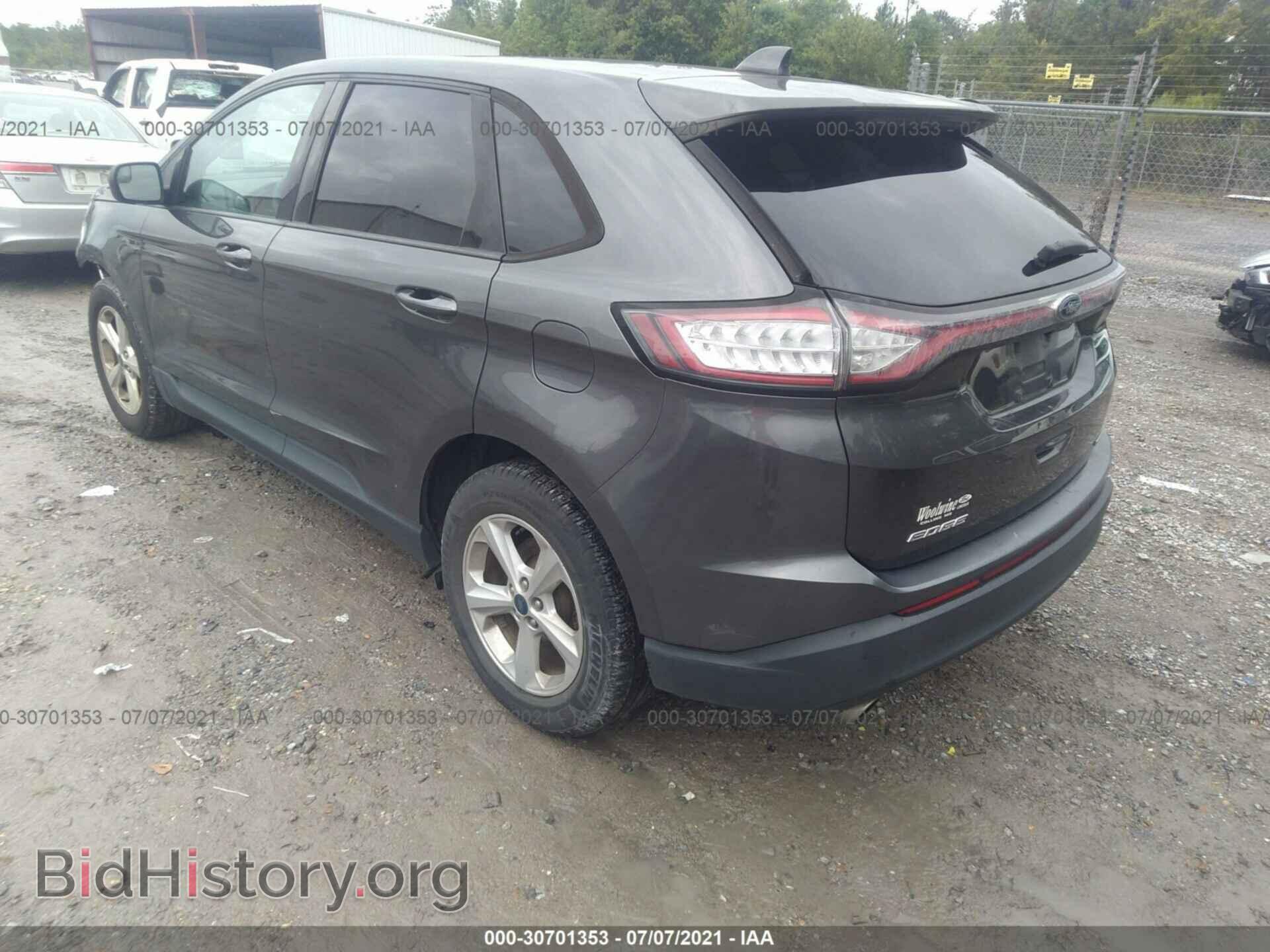 2015 FORD EDGE - VIN: 2FMTK3G96FBB46757 - Фото 3