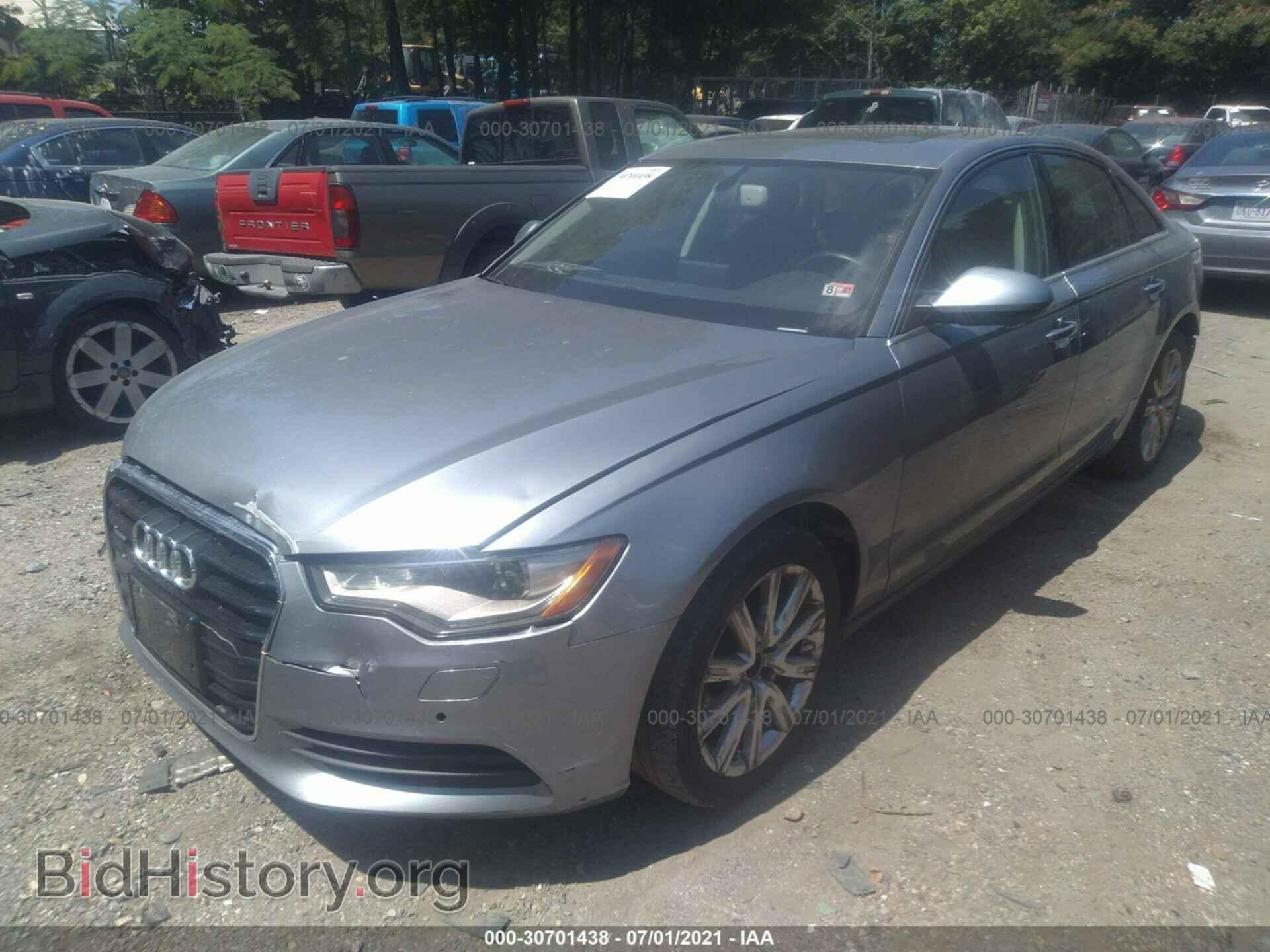 2013 AUDI A6 - VIN: WAUGFAFC1DN153416 - Фото 2