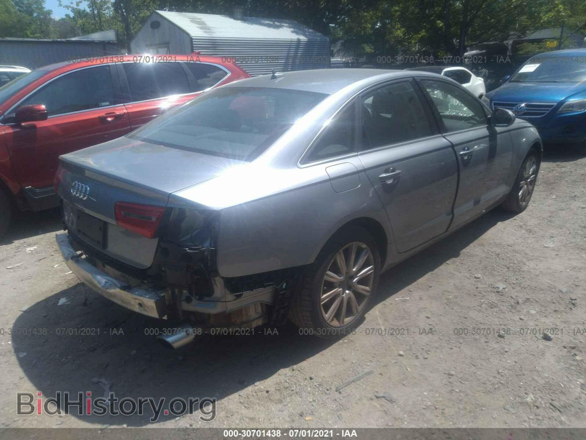 2013 AUDI A6 - VIN: WAUGFAFC1DN153416 - Фото 4