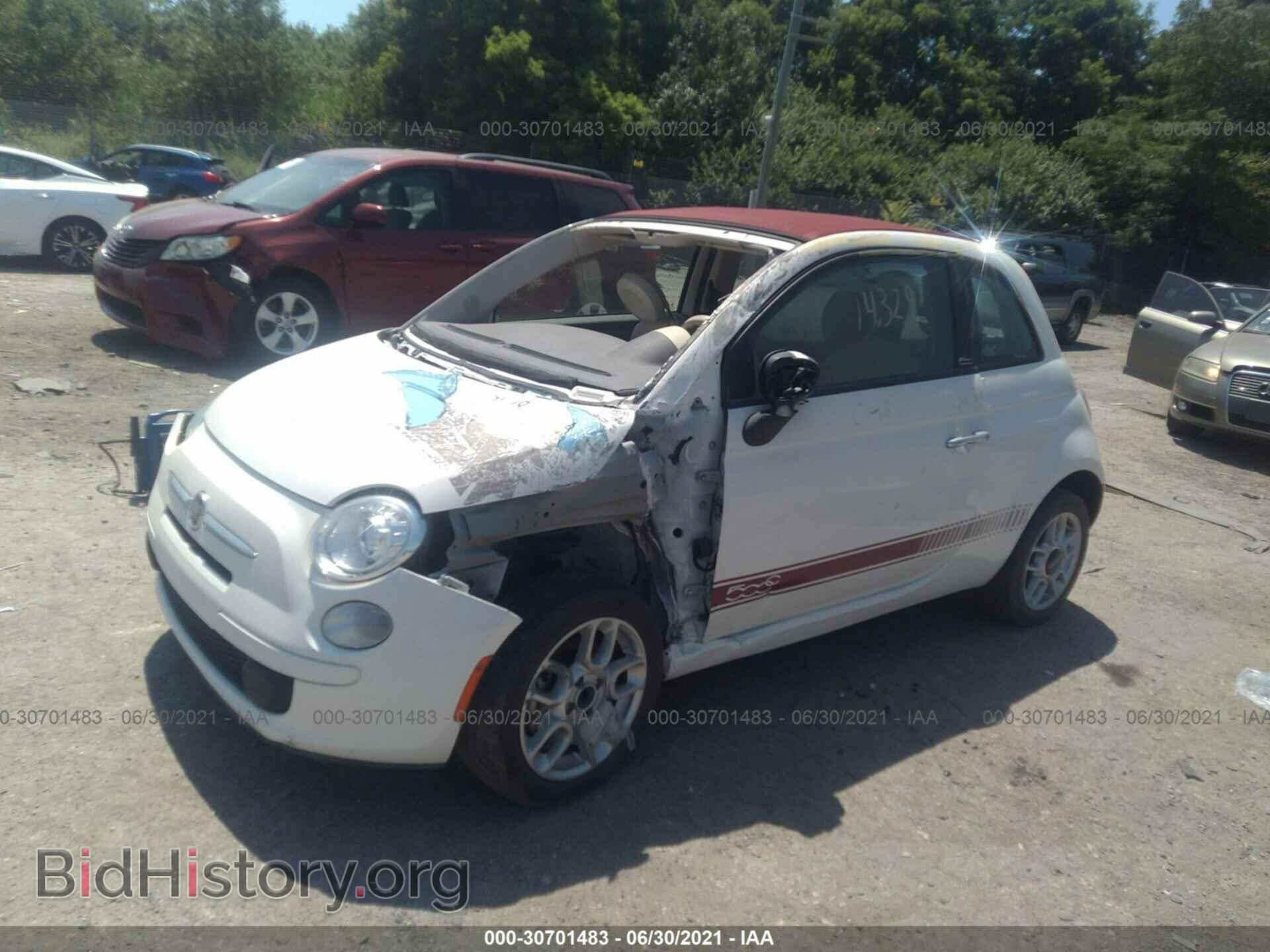 2015 FIAT 500C - VIN: 3C3CFFDR1FT501924 - Photo 2