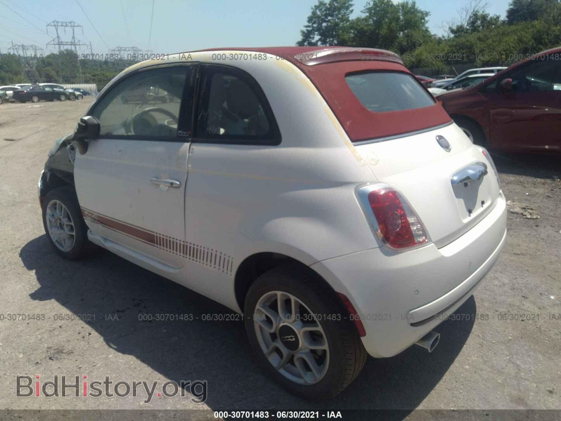 2015 FIAT 500C - VIN: 3C3CFFDR1FT501924 - Photo 3