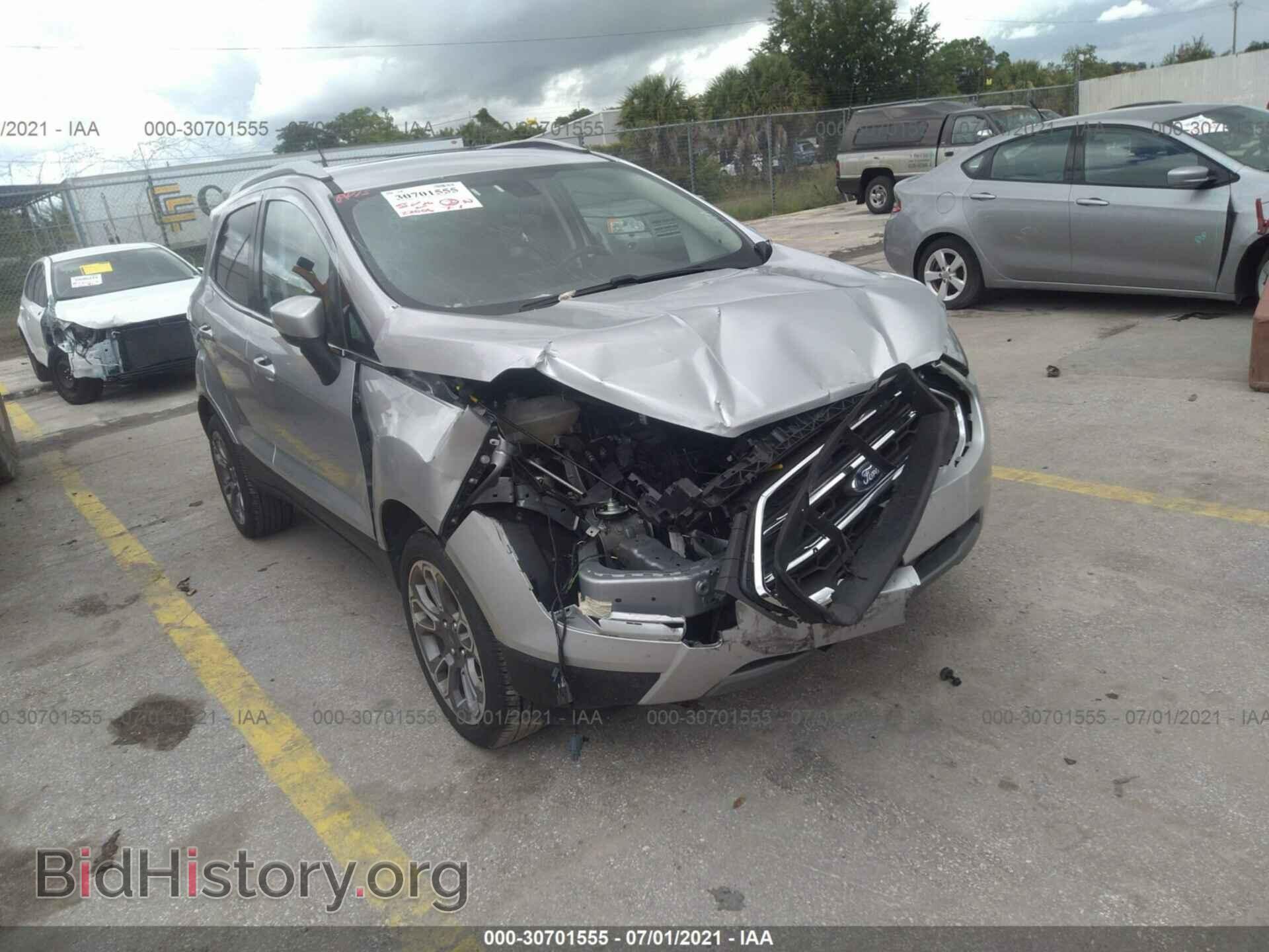 Photo MAJ6S3KL7LC346018 - FORD ECOSPORT 2020