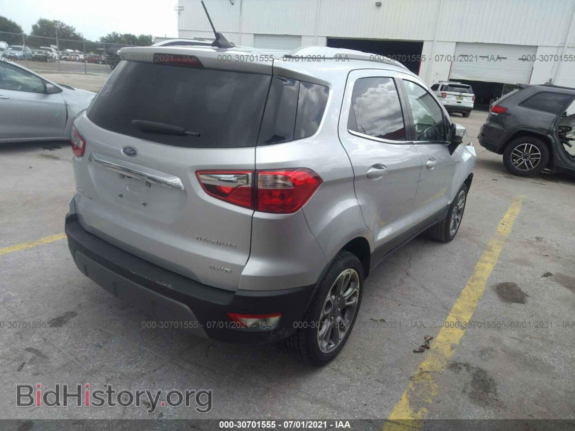 2020 FORD ECOSPORT - VIN: MAJ6S3KL7LC346018 - Фото 4