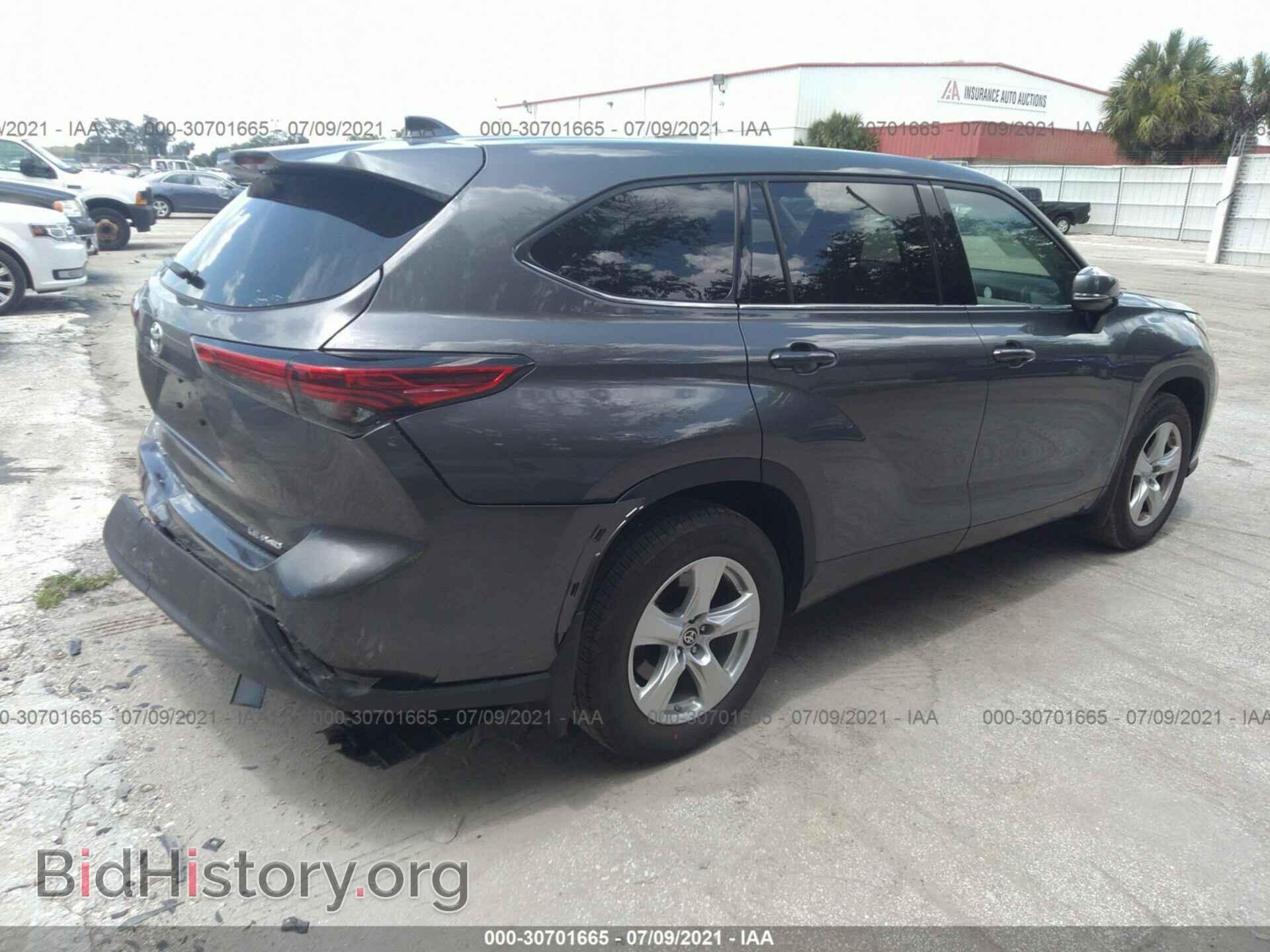 2021 TOYOTA HIGHLANDER - VIN: 5TDBZRBH4MS544865 - Фото 4