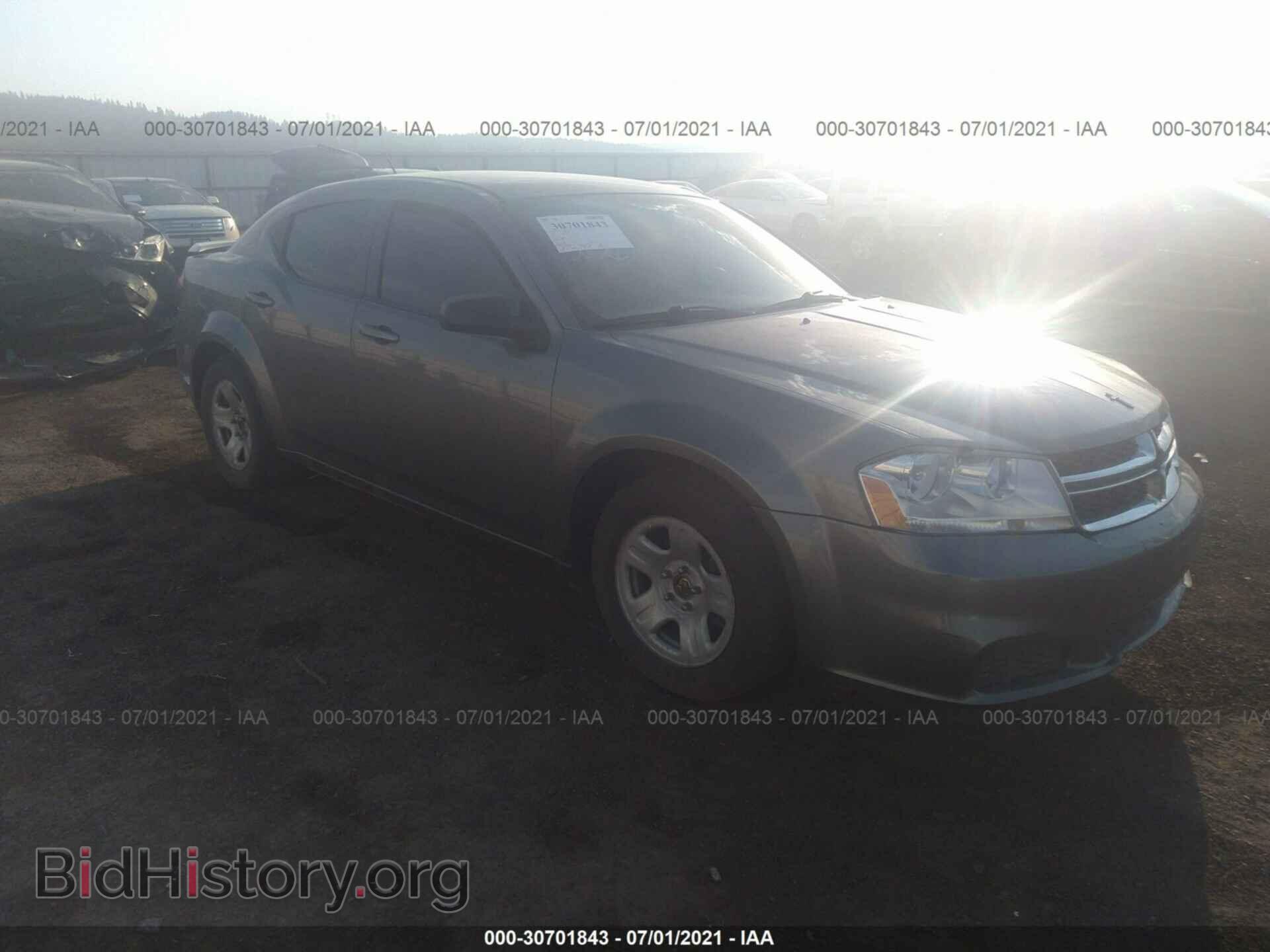 Фотография 1C3CDZAGXDN506725 - DODGE AVENGER 2013