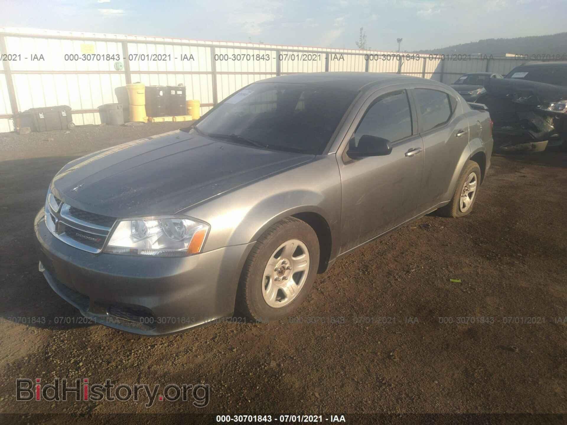 2013 DODGE AVENGER - VIN: 1C3CDZAGXDN506725 - Фото 2