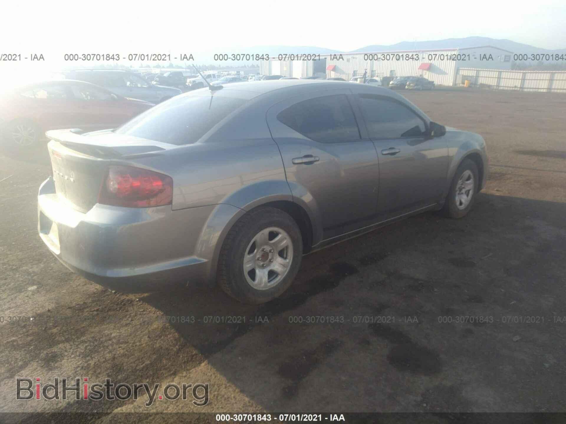 2013 DODGE AVENGER - VIN: 1C3CDZAGXDN506725 - Фото 4