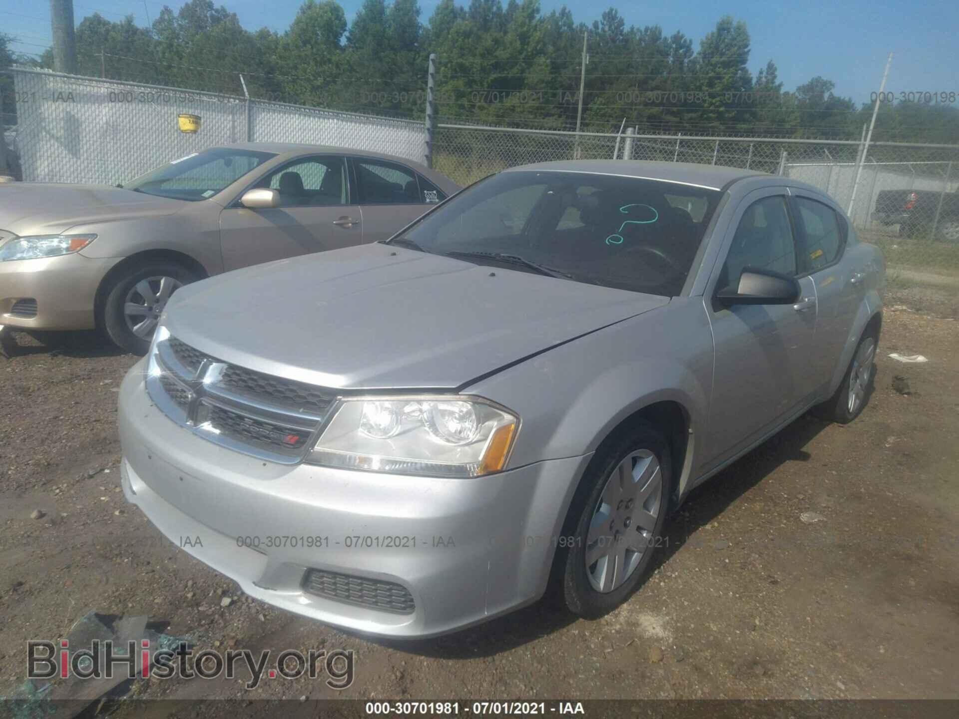 2012 DODGE AVENGER - VIN: 1C3CDZAB2CN325606 - Photo 2