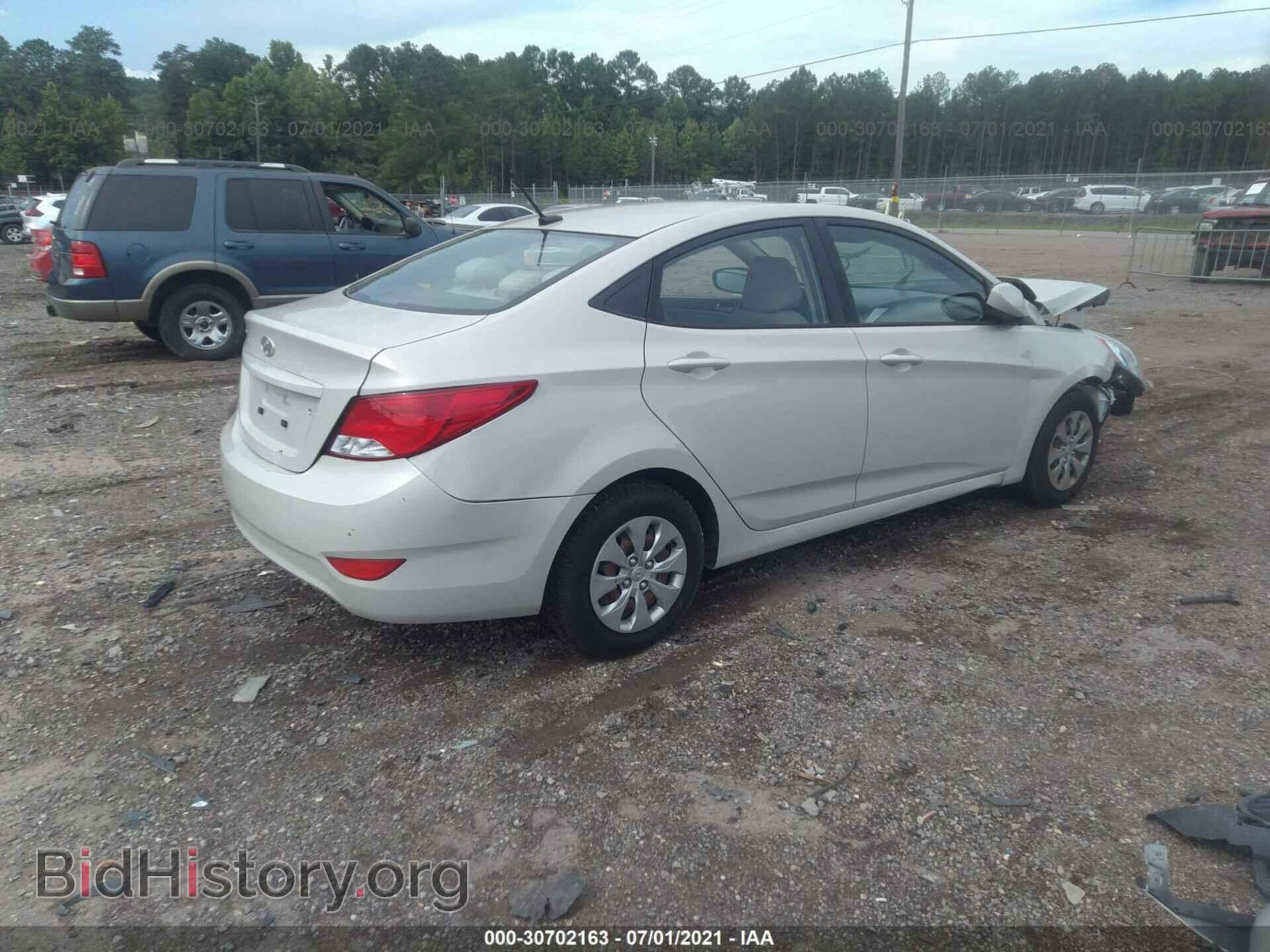 2016 HYUNDAI ACCENT - VIN: KMHCT4AE5GU943151 - Фото 4