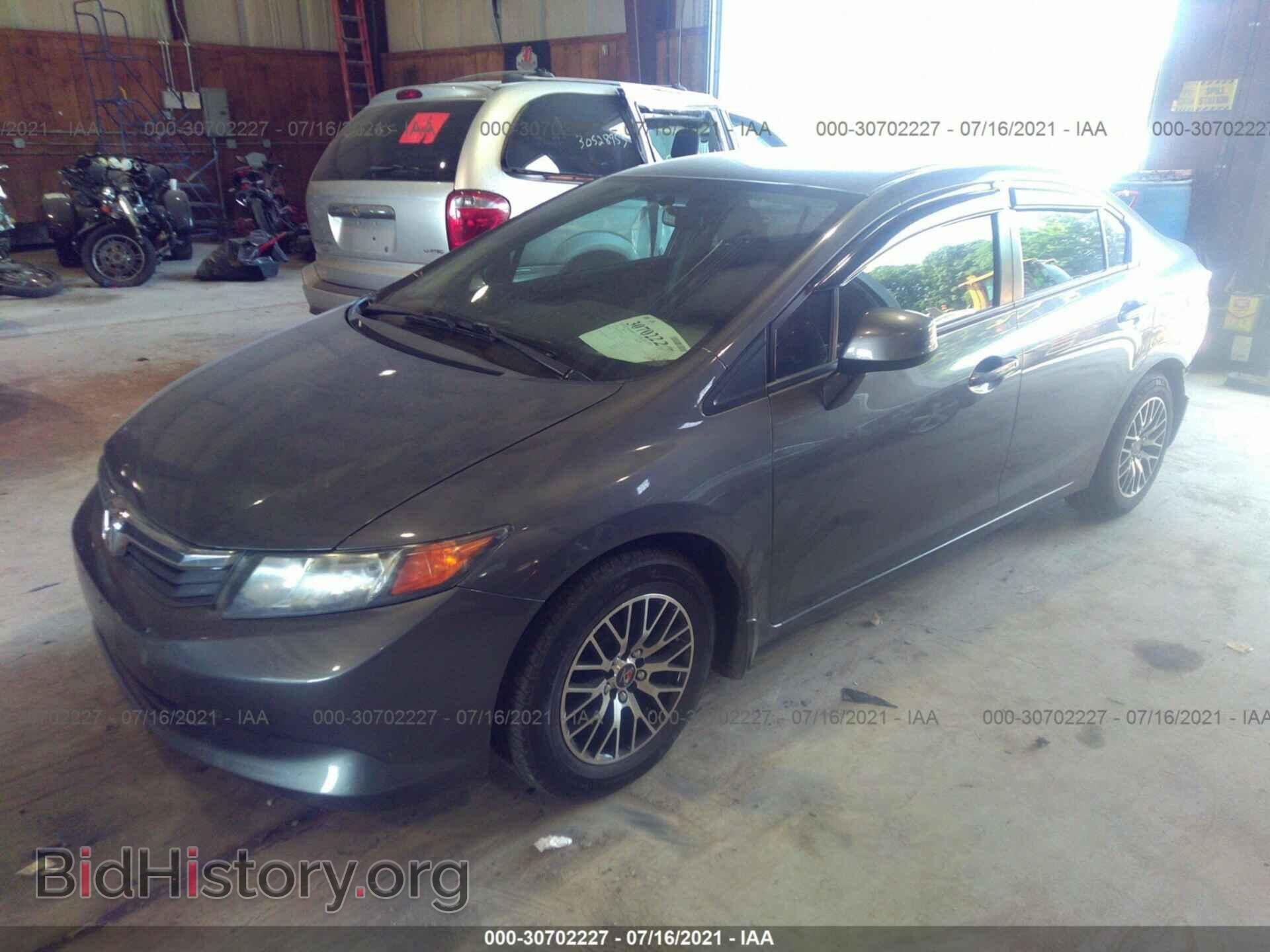 2012 HONDA CIVIC SDN - VIN: 2HGFB2F53CH610611 - Фото 2