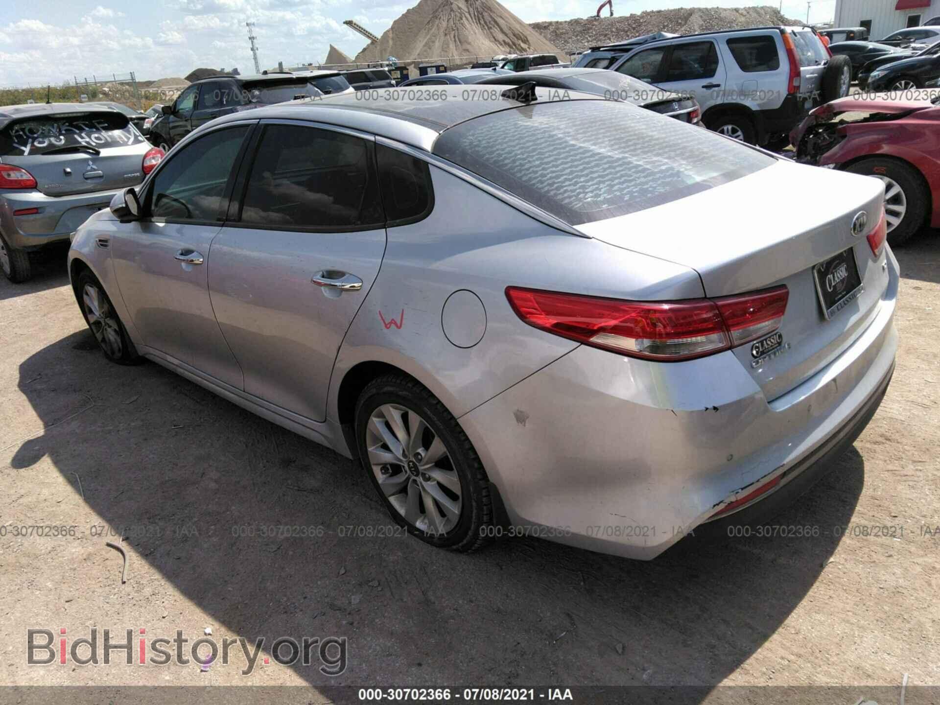 2016 KIA OPTIMA - VIN: 5XXGU4L33GG121100 - Фото 3