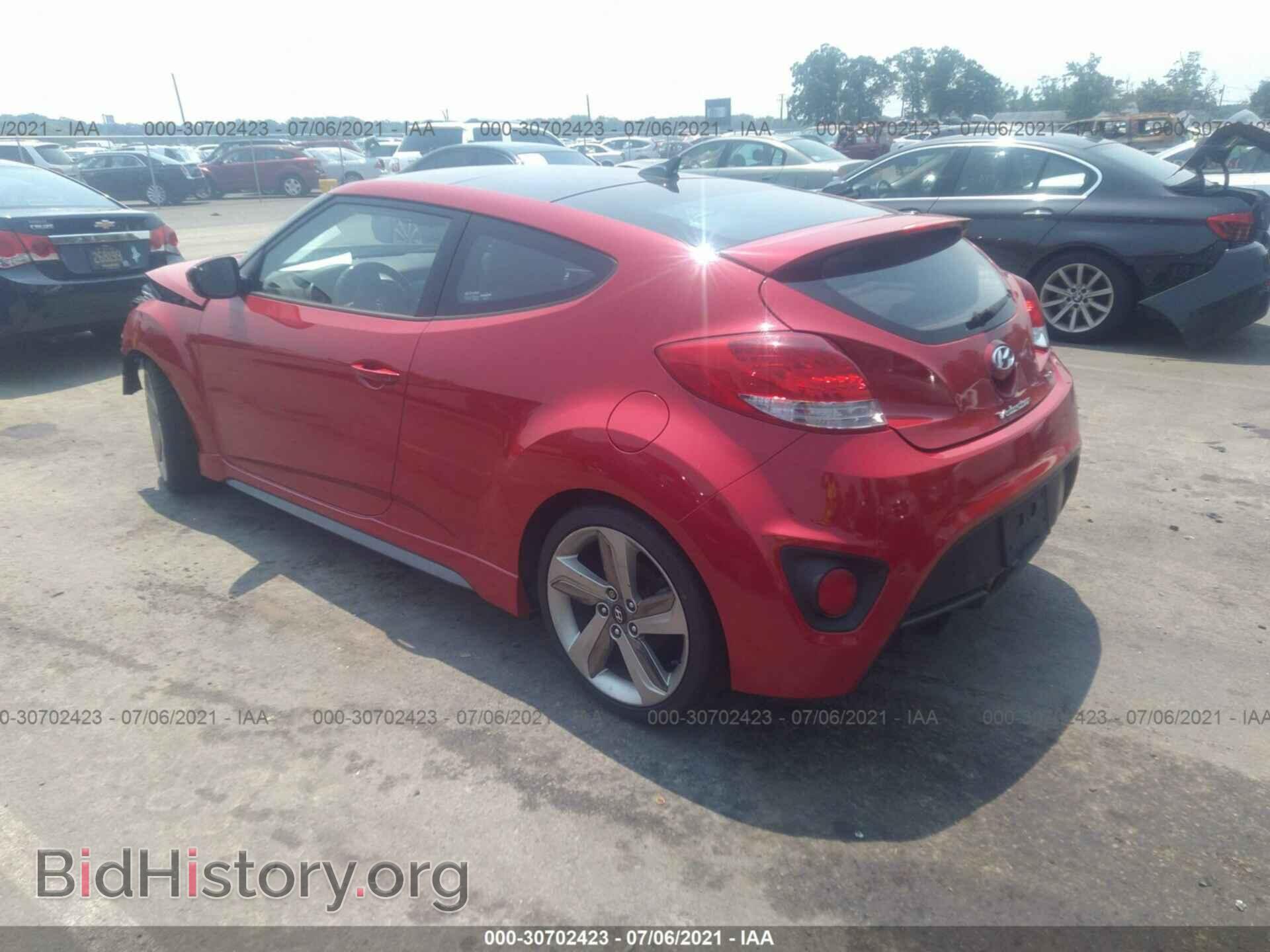 2014 HYUNDAI VELOSTER - VIN: KMHTC6AE2EU206899 - Фото 3