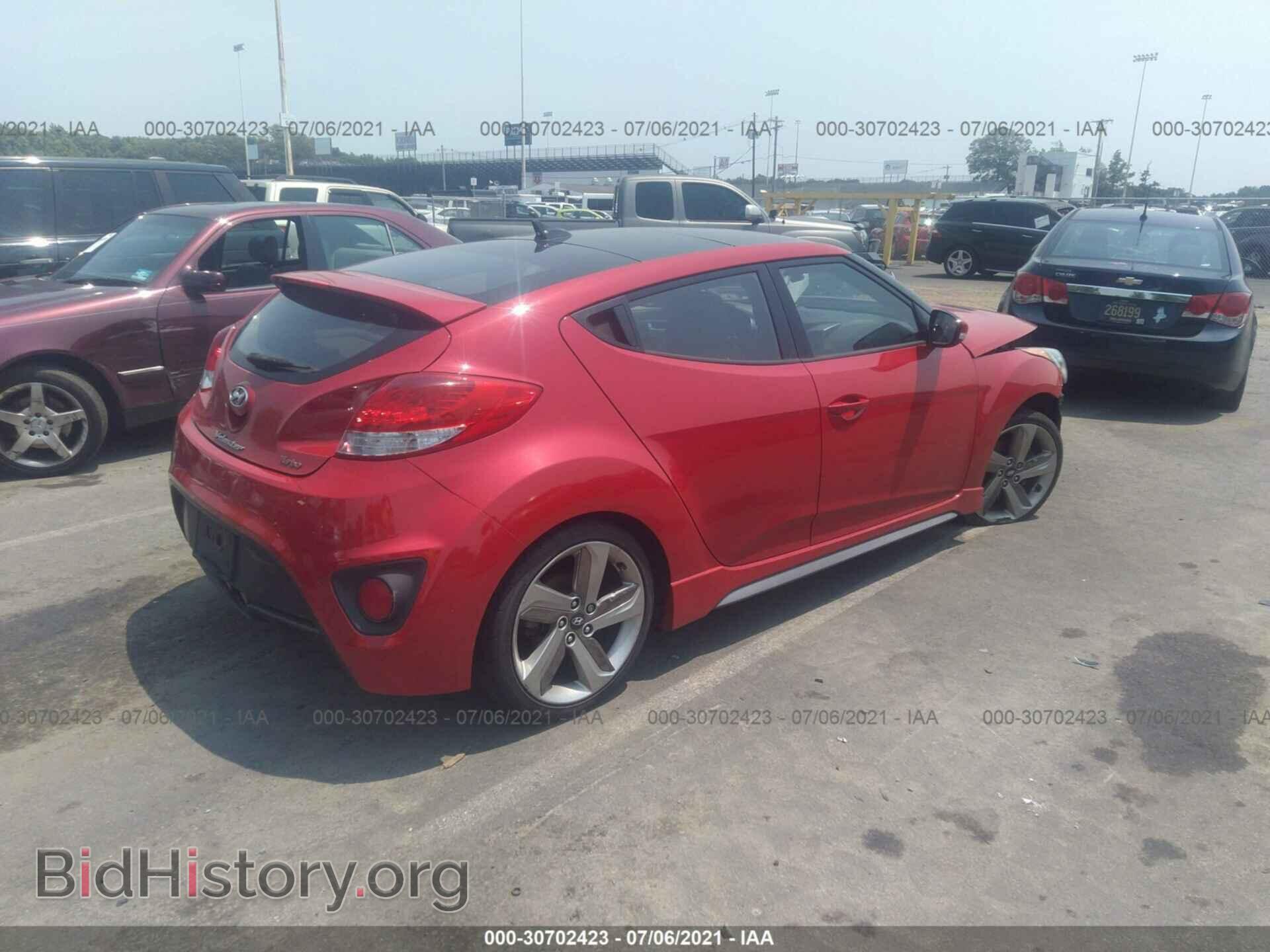 2014 HYUNDAI VELOSTER - VIN: KMHTC6AE2EU206899 - Фото 4