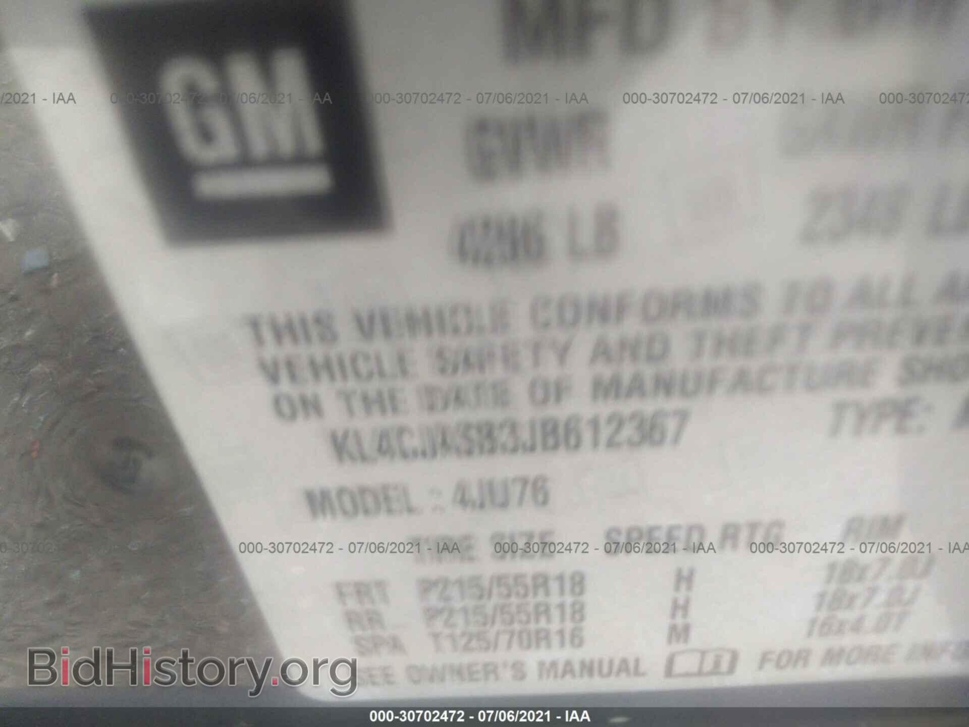 2018 BUICK ENCORE - VIN: KL4CJASB3JB612367 - Photo 9
