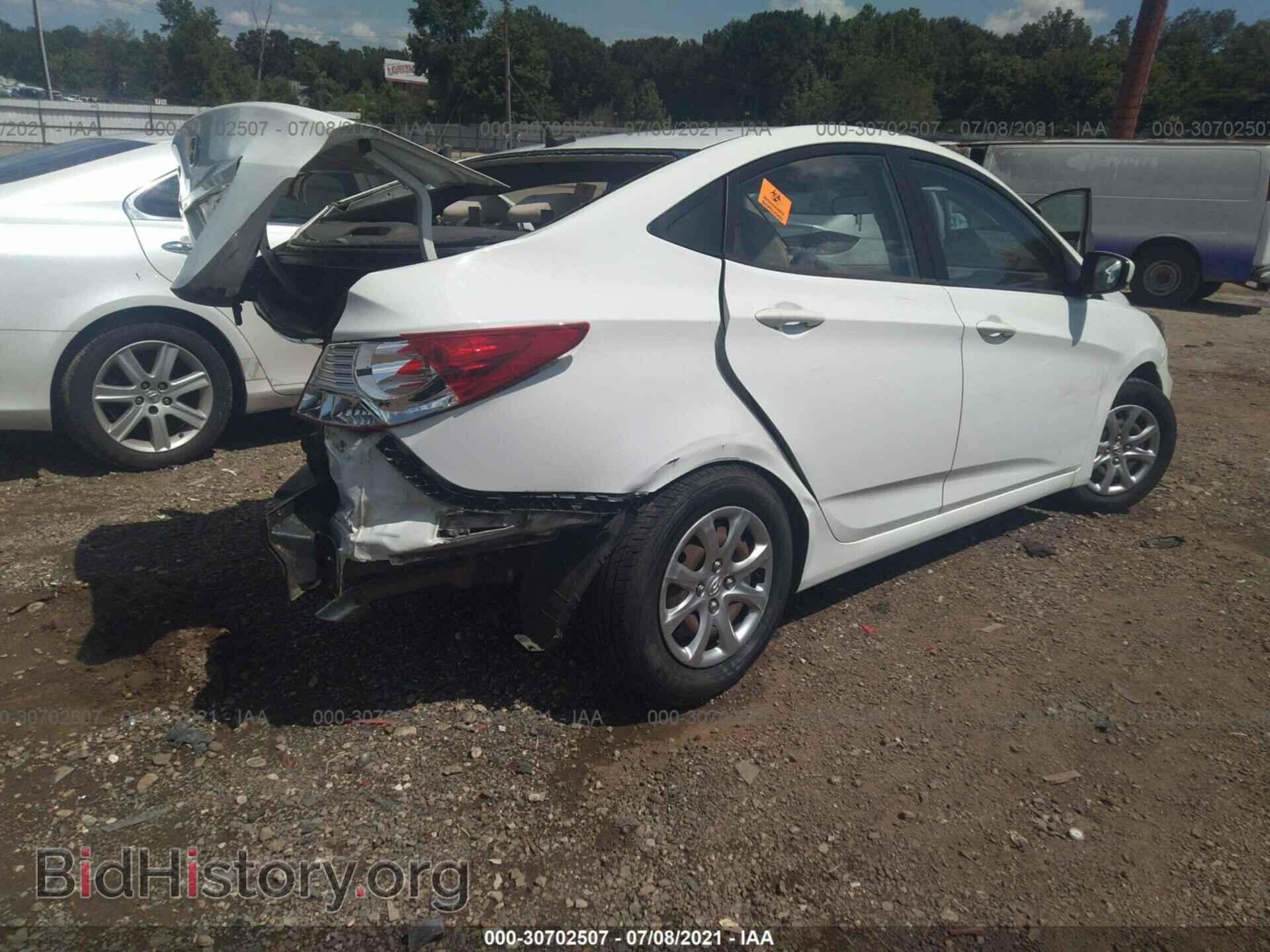 2013 HYUNDAI ACCENT - VIN: KMHCT4AE8DU406981 - Фото 4