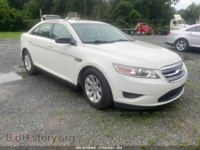 2012 Ford TAURUS SE, white — VIN 1FAHP2DW5CG123044, IAAI