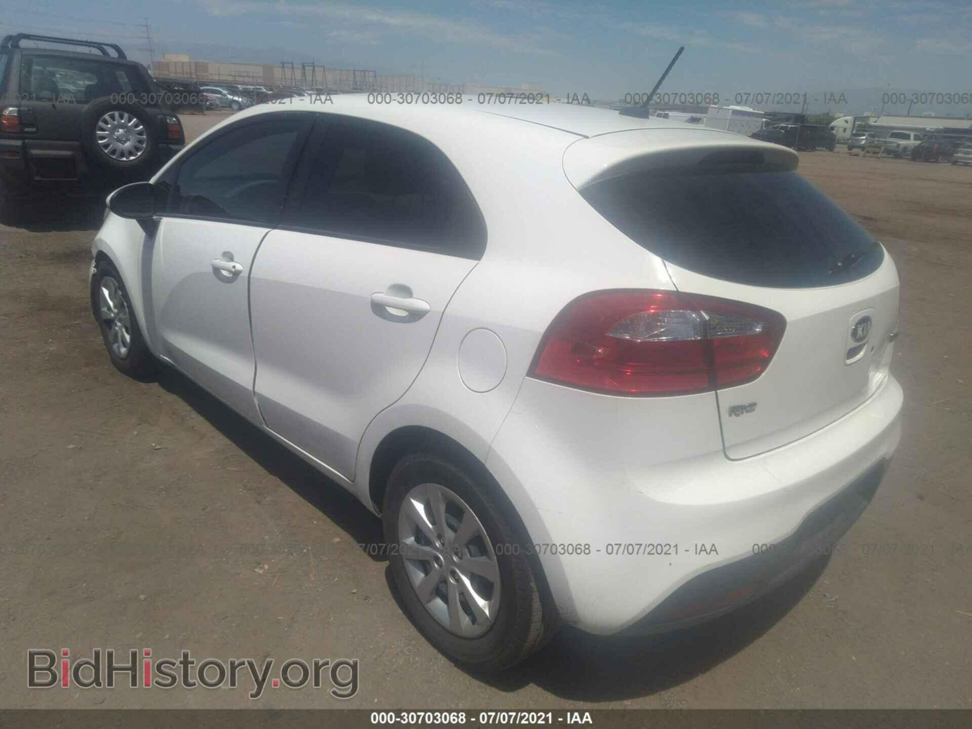 2015 KIA RIO - VIN: KNADM5A33F6500720 - Фото 3