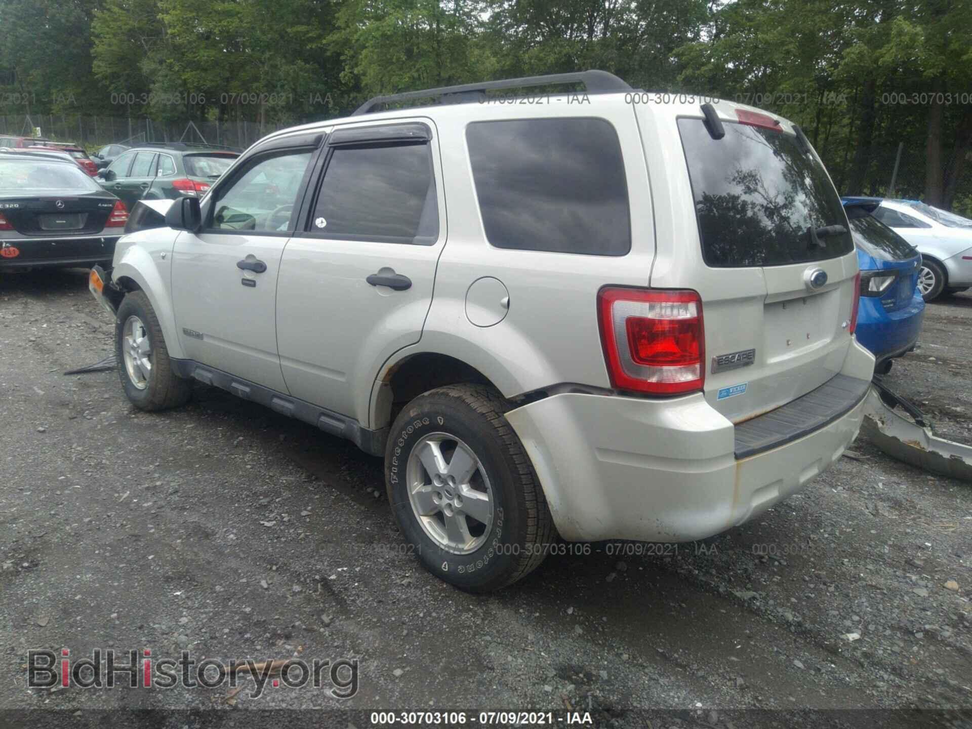 2008 FORD ESCAPE - VIN: 1FMCU93188KE49741 - Фото 3