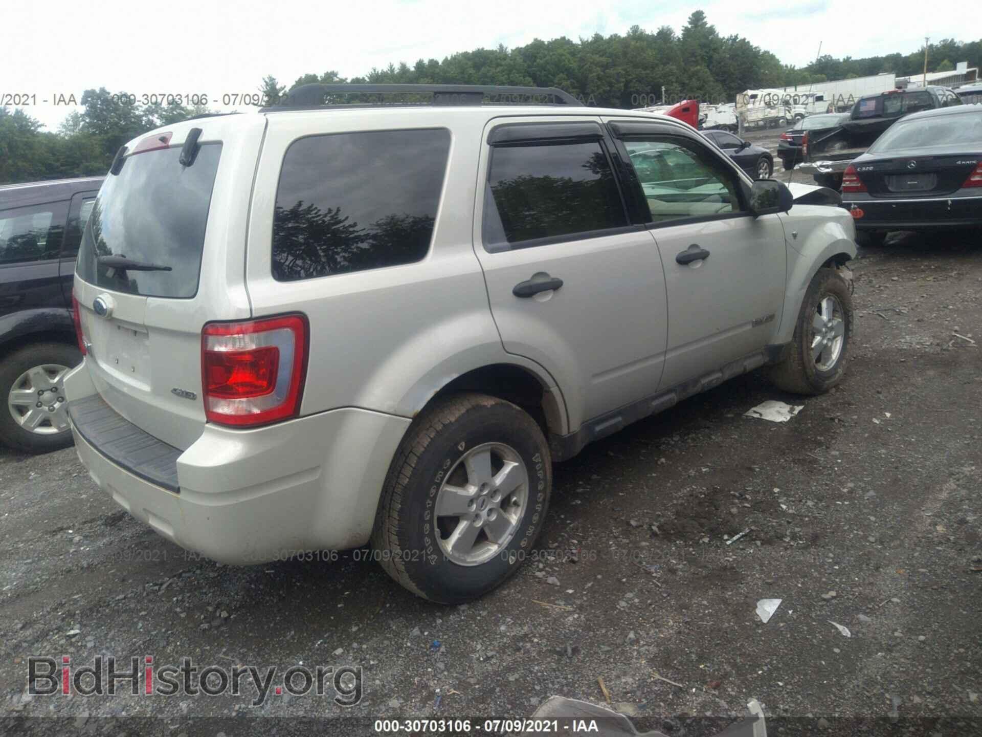 2008 FORD ESCAPE - VIN: 1FMCU93188KE49741 - Фото 4