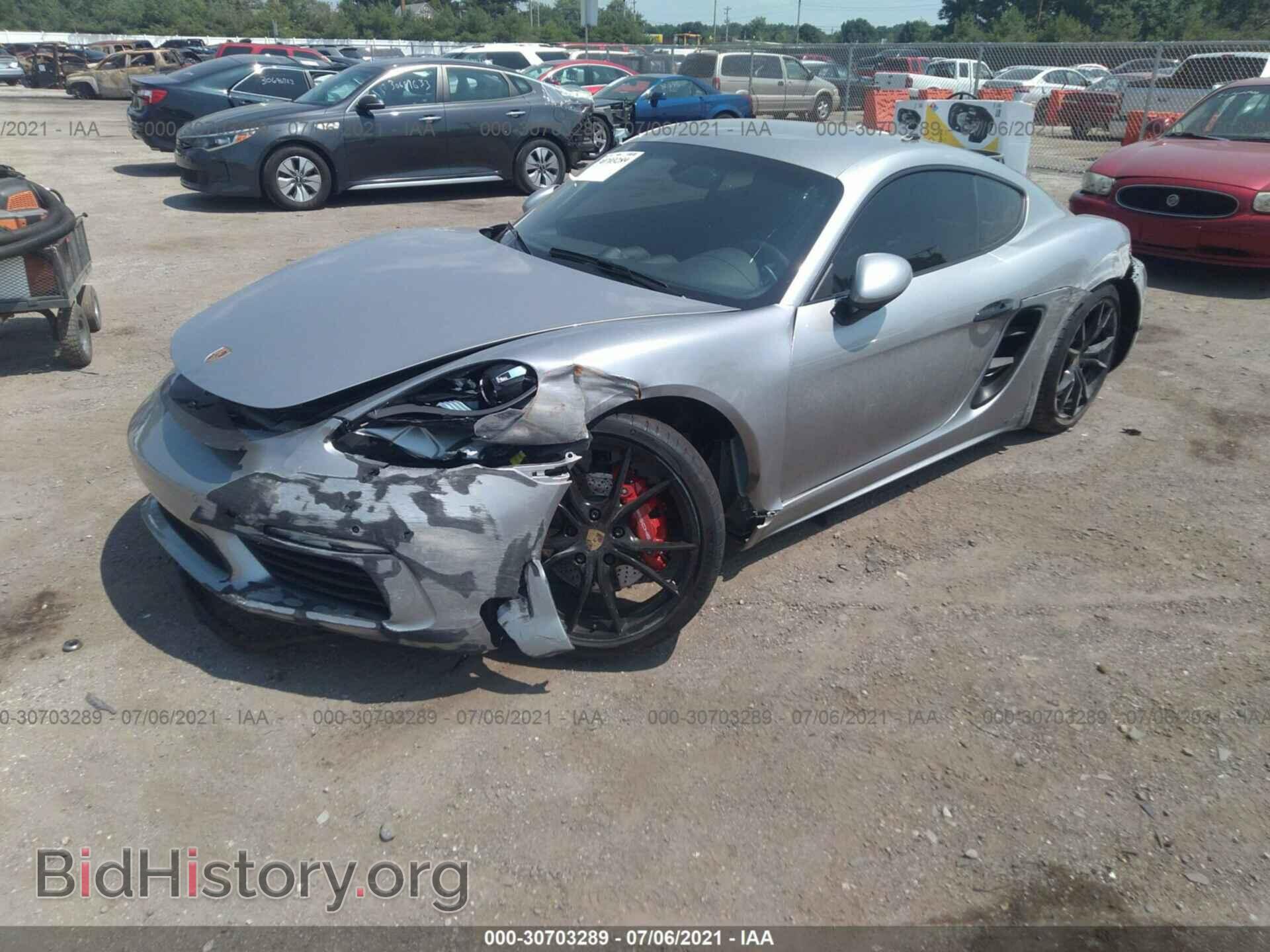 2021 PORSCHE 718 CAYMAN - VIN: WP0AB2A82MS275104 - Фото 2