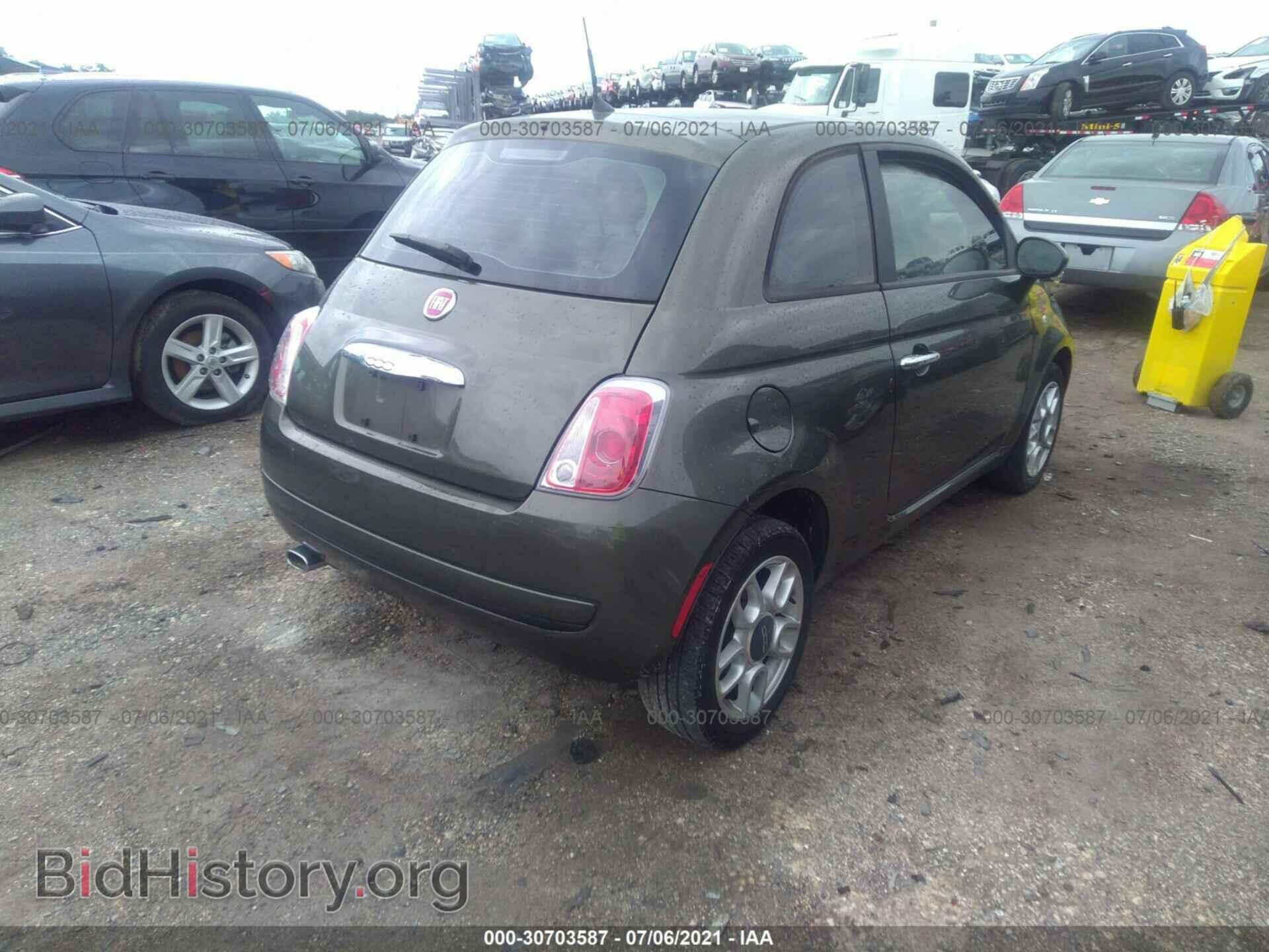 2013 FIAT 500 - VIN: 3C3CFFAR5DT698162 - Photo 4
