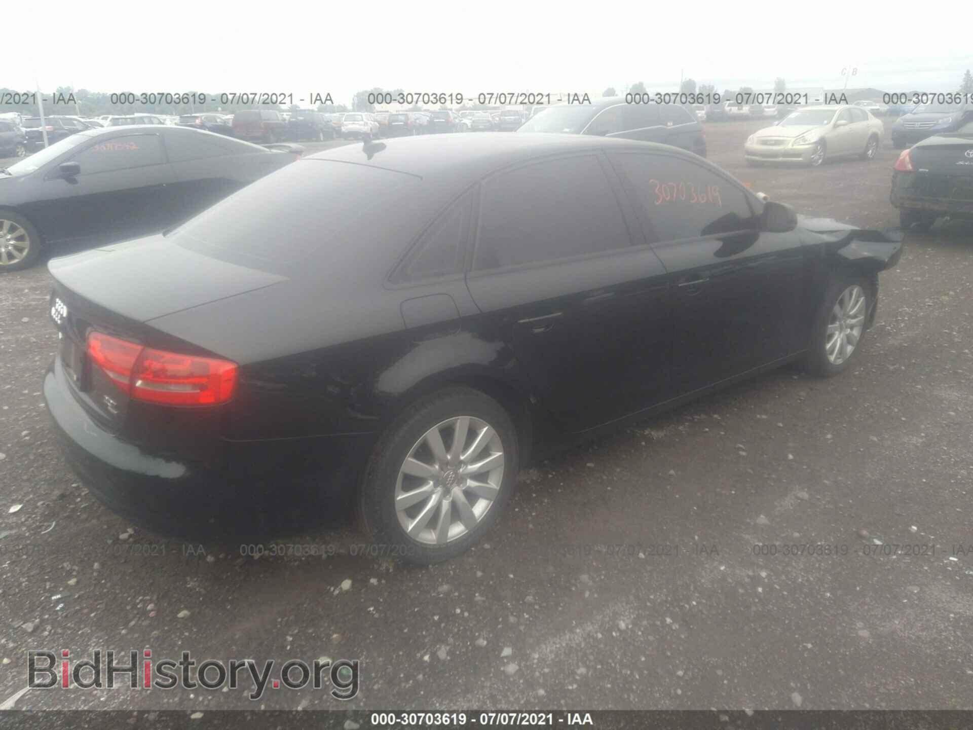 2013 AUDI A4 - VIN: WAUBFAFLXDN031079 - Photo 4