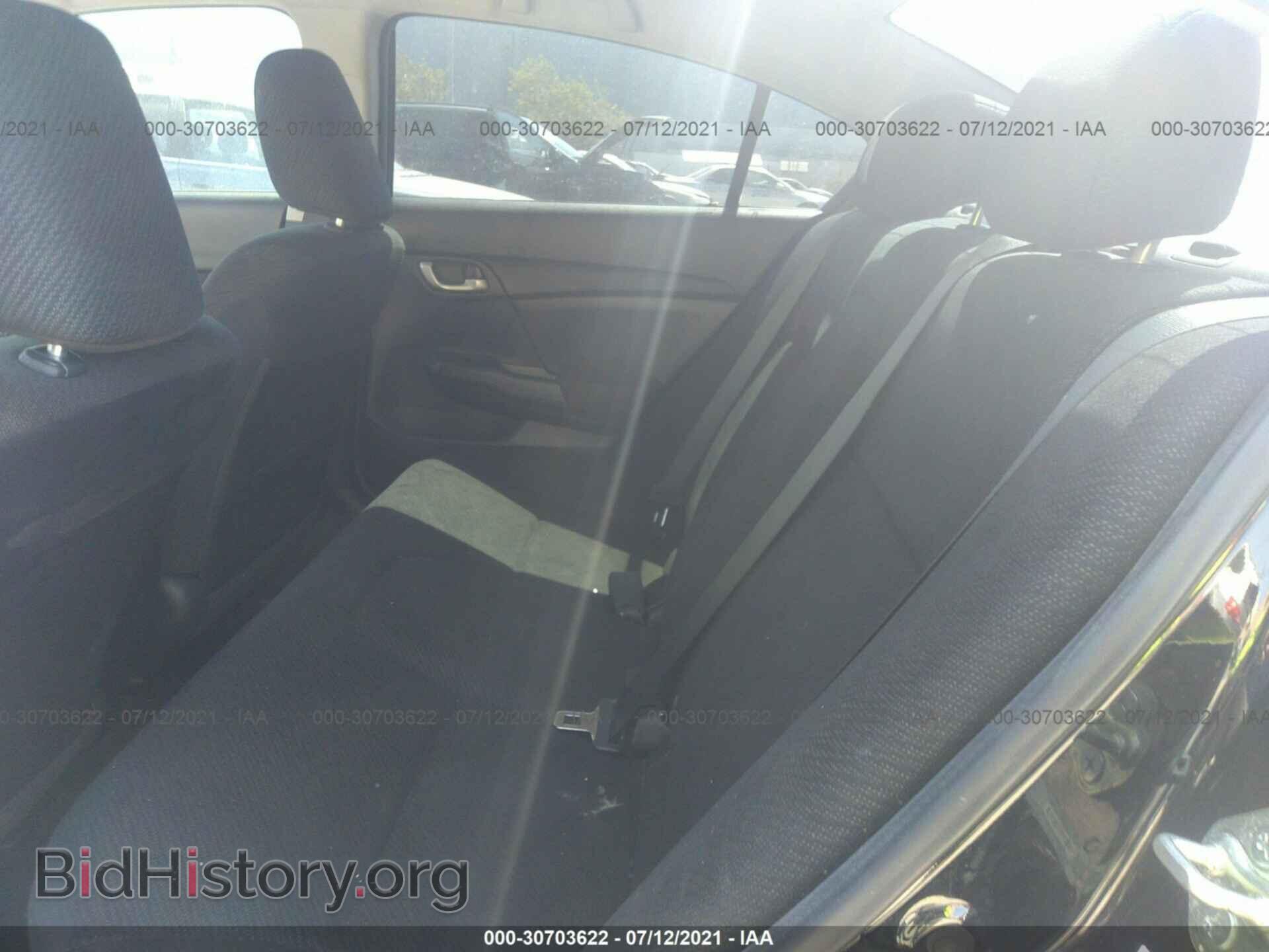 2013 HONDA CIVIC SDN - VIN: 19XFB2F54DE263172 - Фото 8