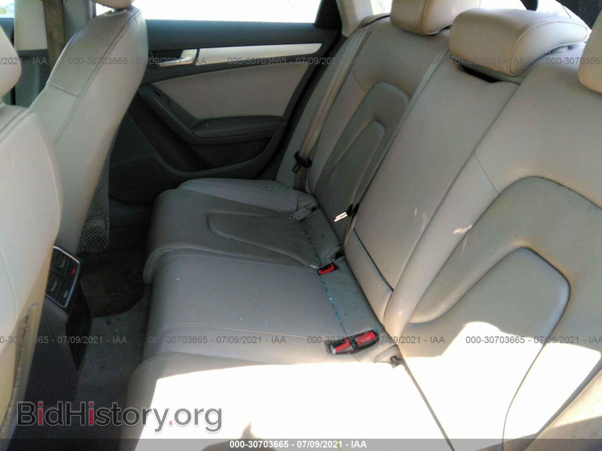 2011 AUDI A4 - VIN: WAUFFAFL5BN039525 - Фото 8