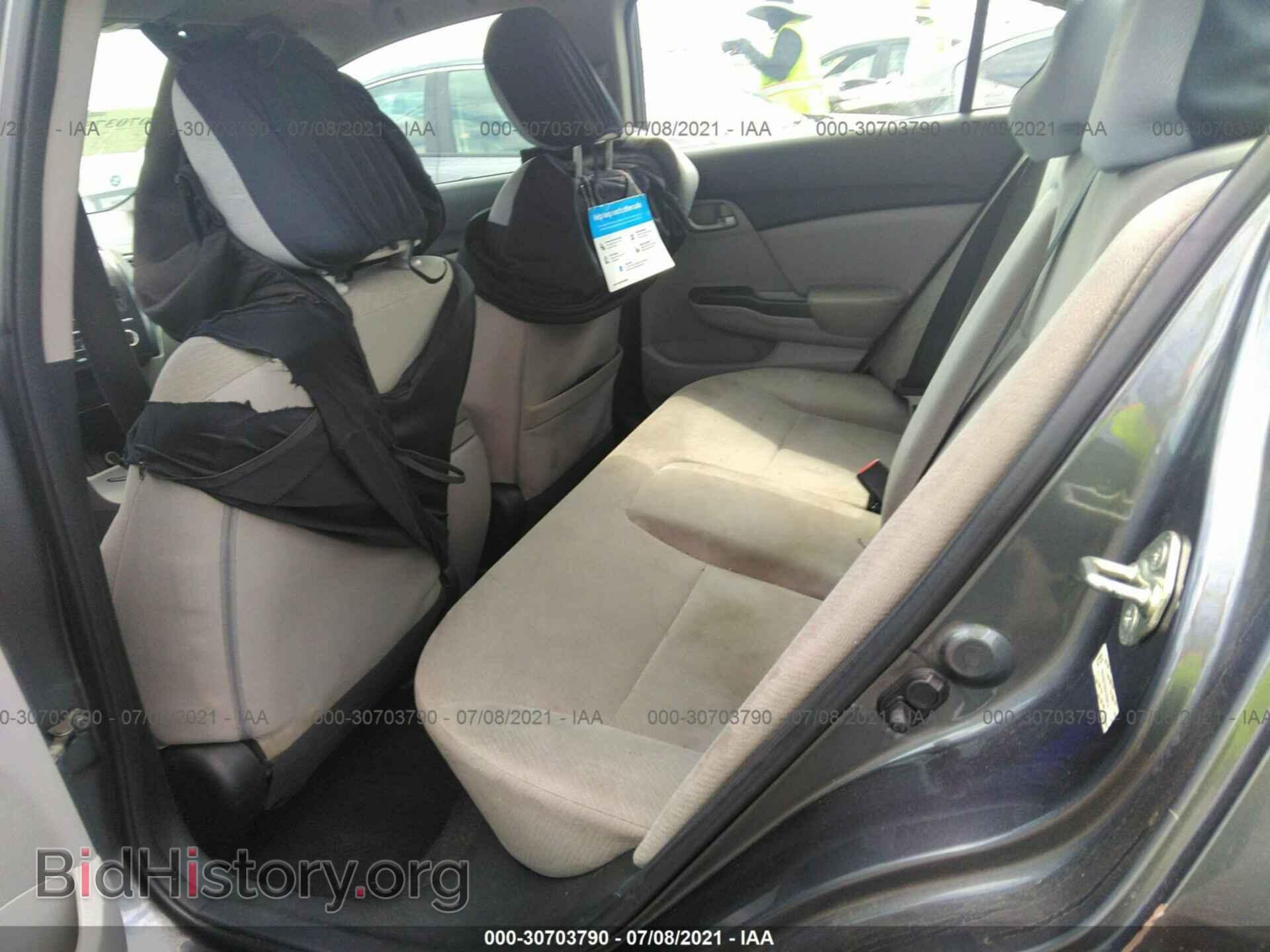 2013 HONDA CIVIC SDN - VIN: 19XFB2F55DE292812 - Фото 8
