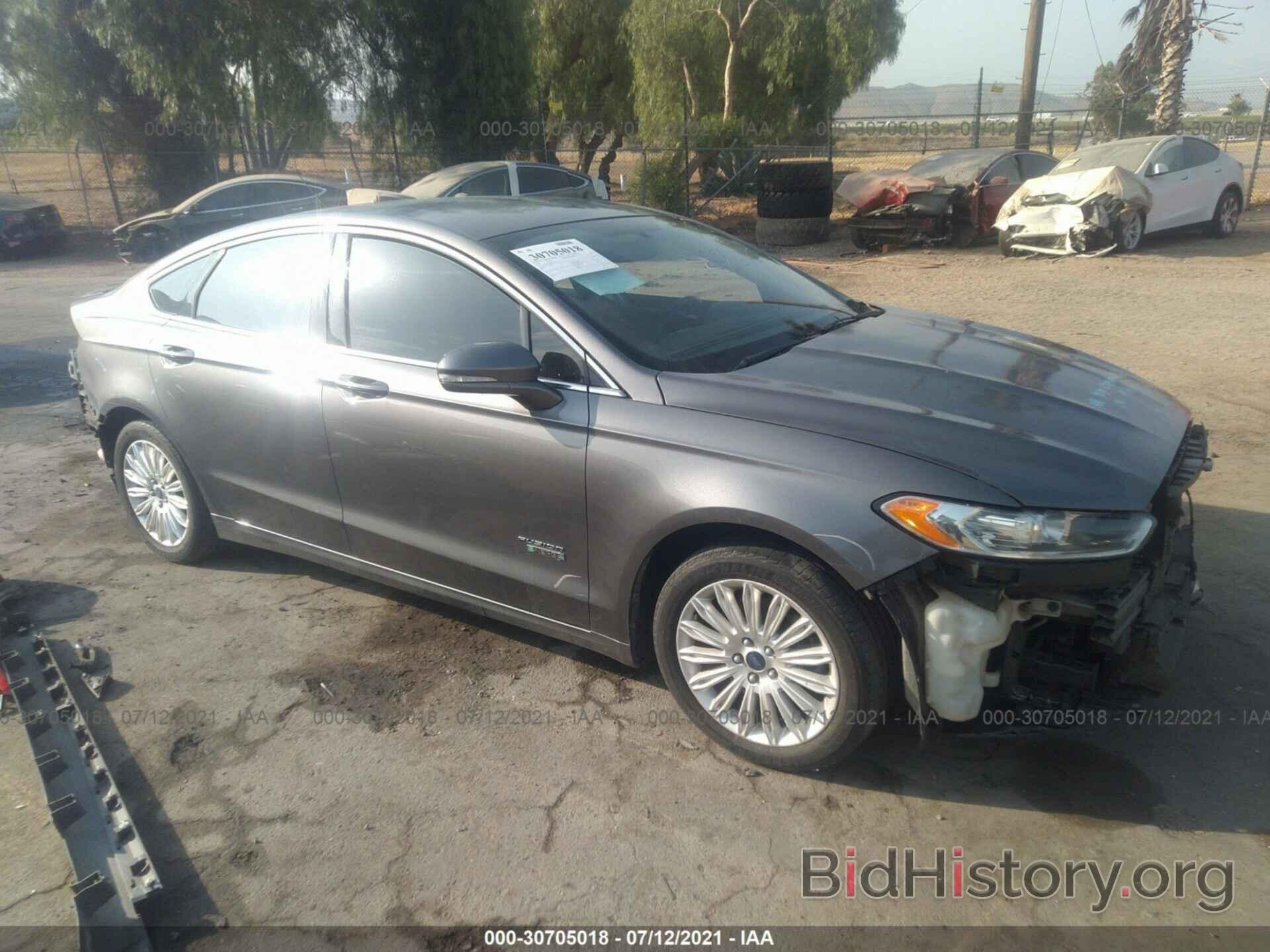 Photo 3FA6P0PU7DR273785 - FORD FUSION ENERGI 2013