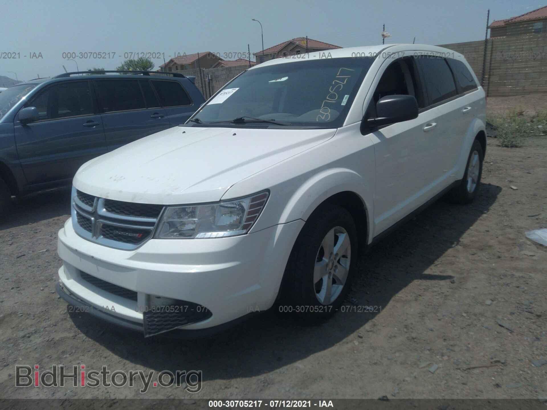 2013 DODGE JOURNEY - VIN: 3C4PDCAB5DT555622 - Фото 2